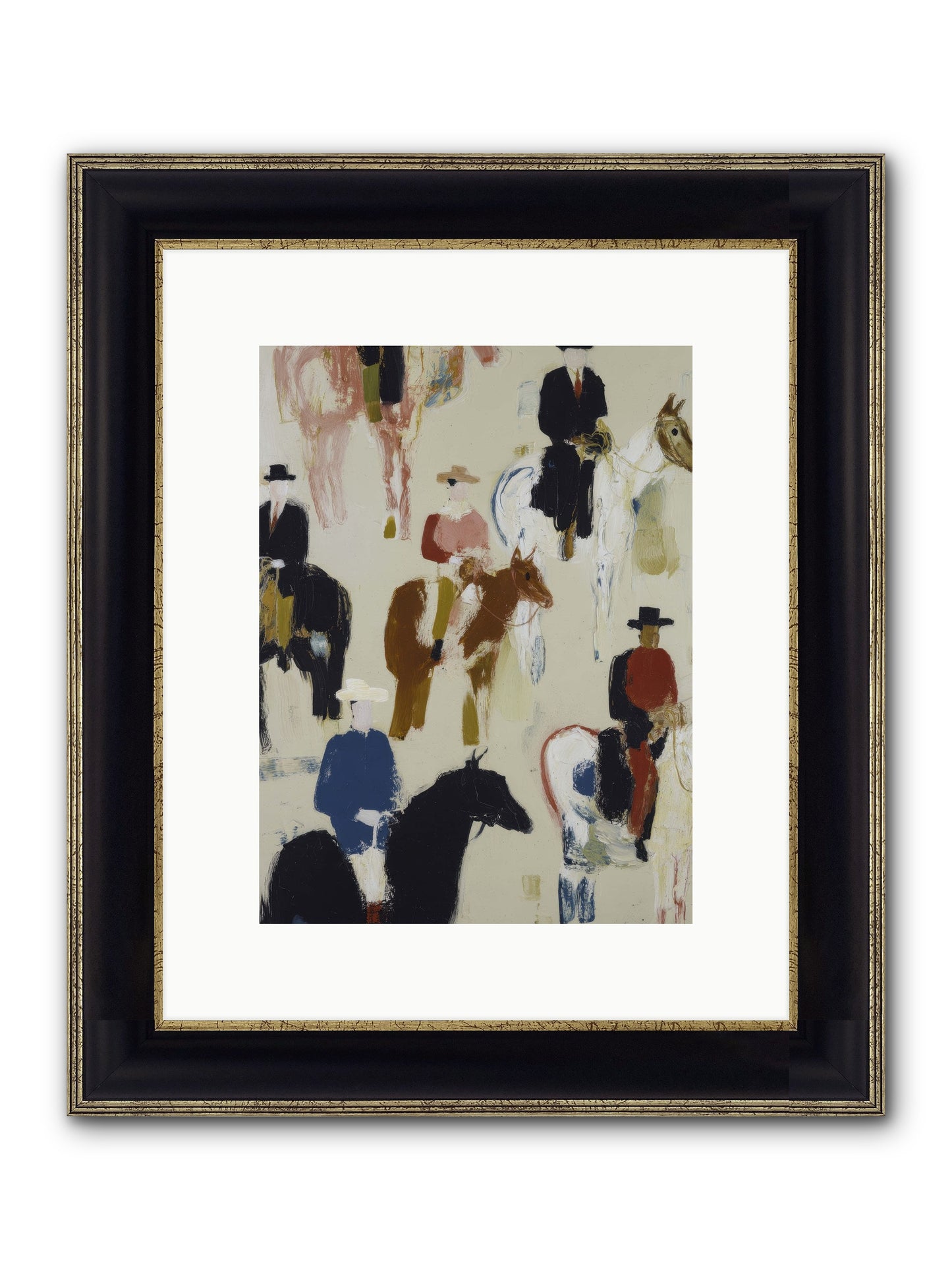 Circle Of Dust & Trust Framed Print - Black & Gold 9x12