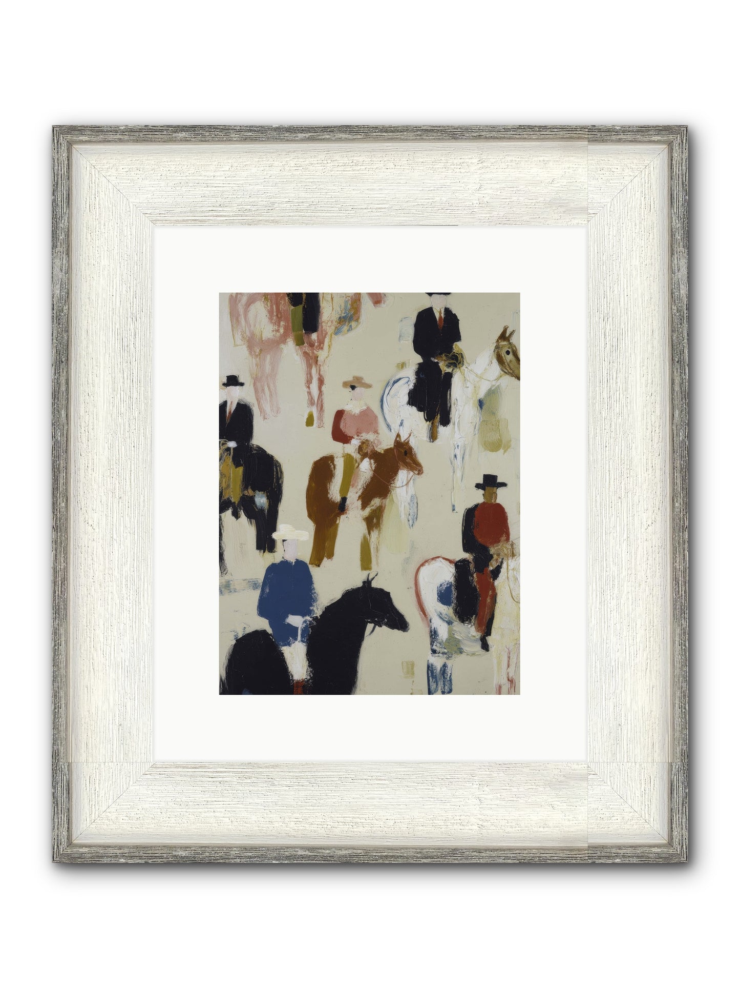 Circle Of Dust & Trust Framed Print - Driftwood White 9x12