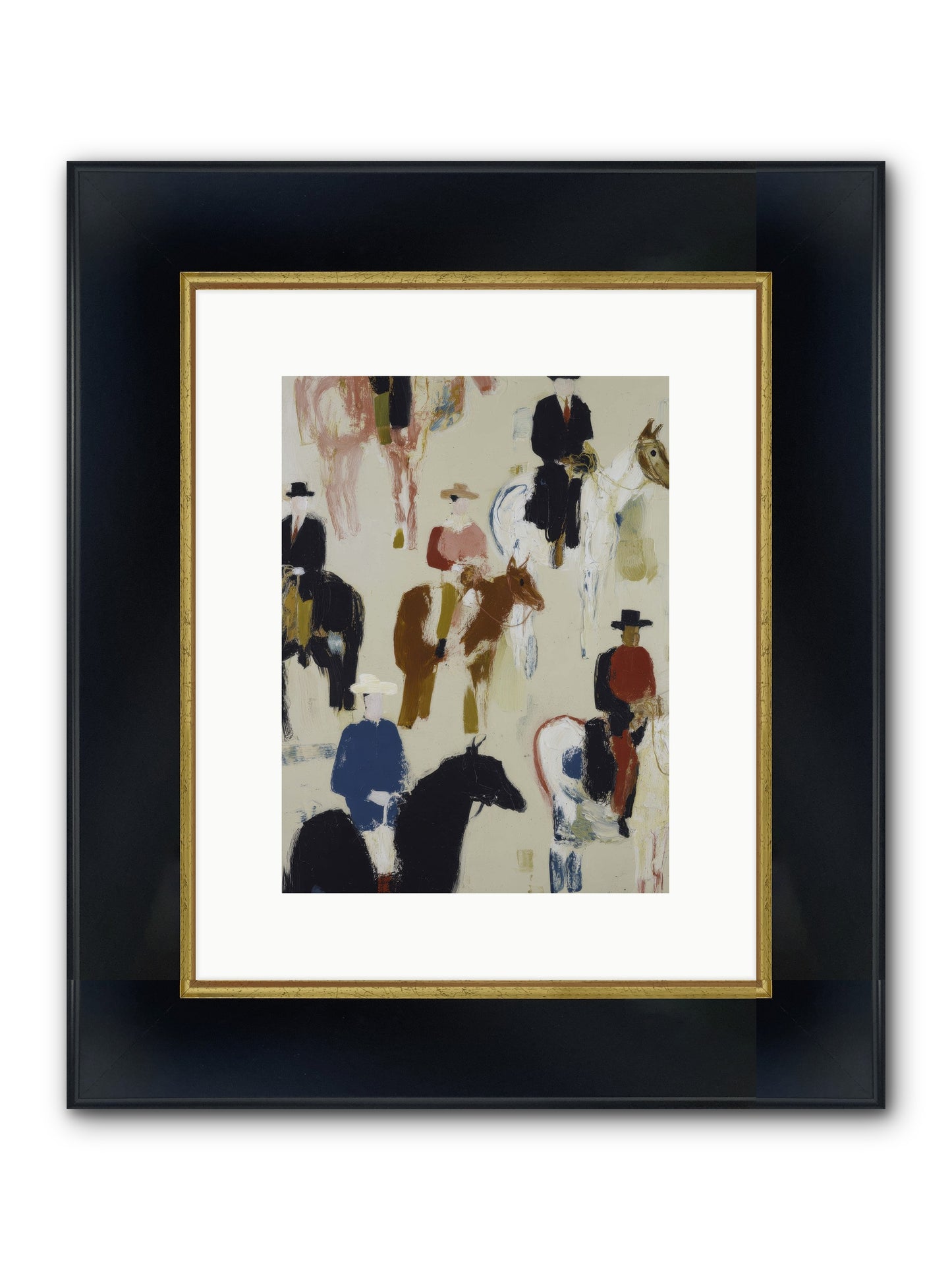 Circle Of Dust & Trust Framed Print - Wide Black w/Gold 9x12