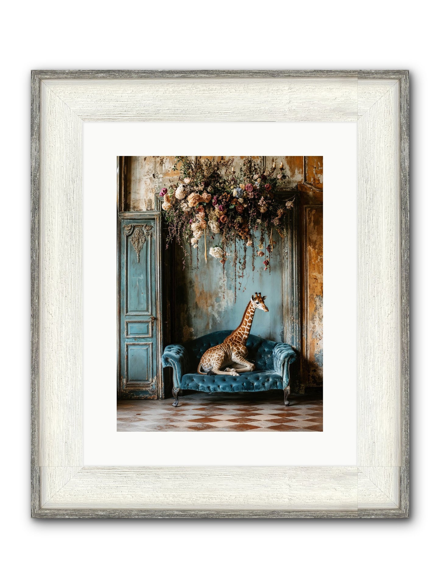 Circus Of Sweet Surrender Framed Print - Driftwood White 12x16