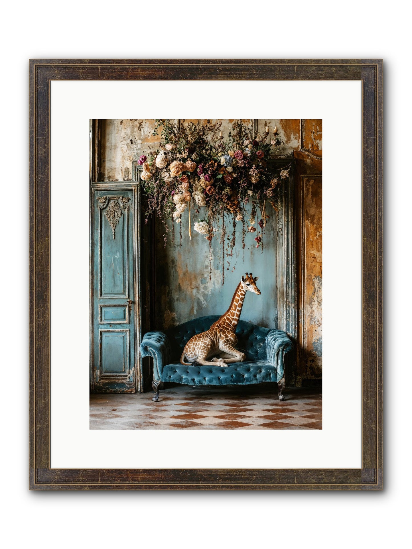 Circus Of Sweet Surrender Framed Print - Slimwoods Black/Gold 12x16