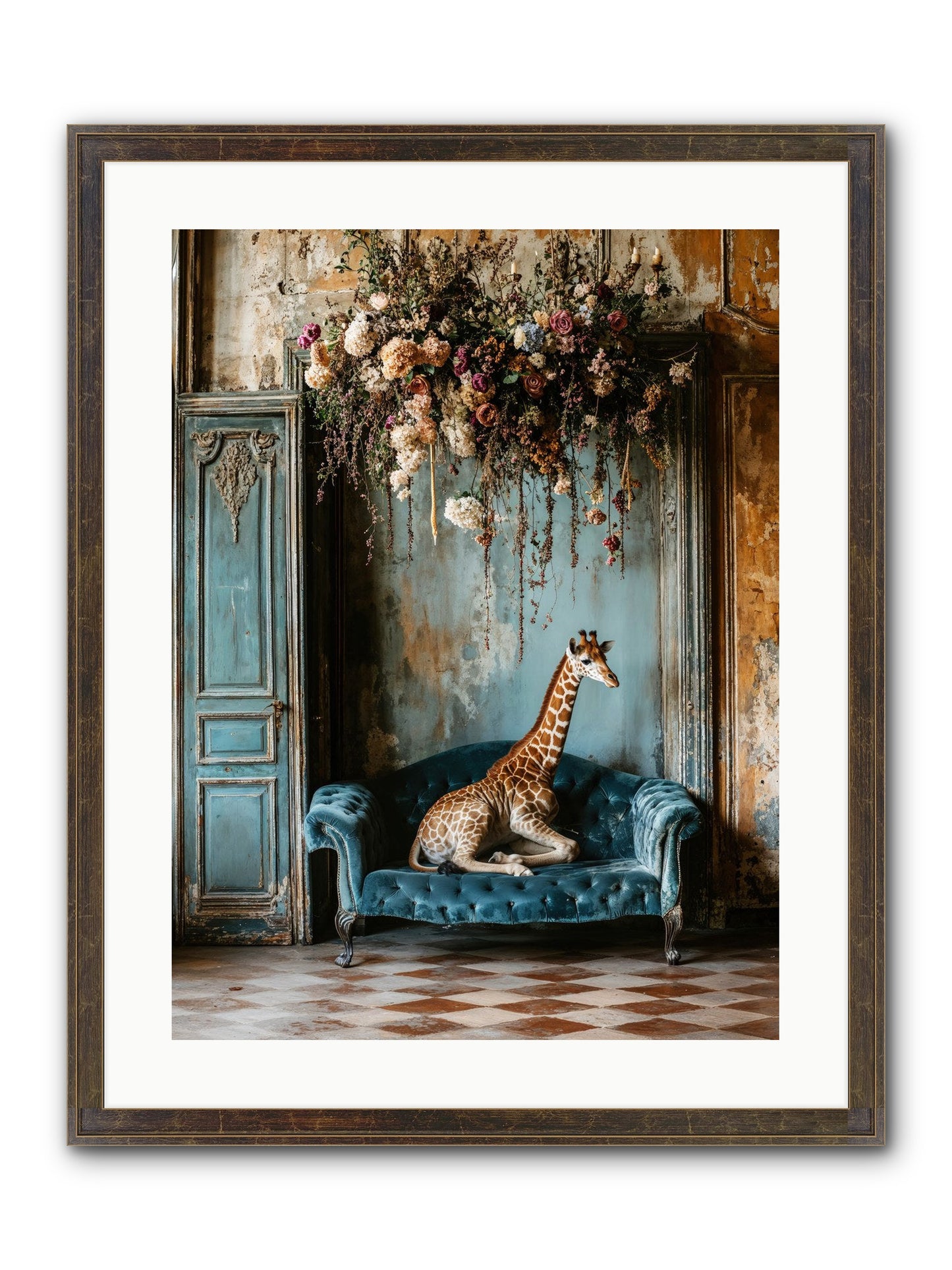 Circus Of Sweet Surrender Framed Print - Slimwoods Black/Gold 18x24