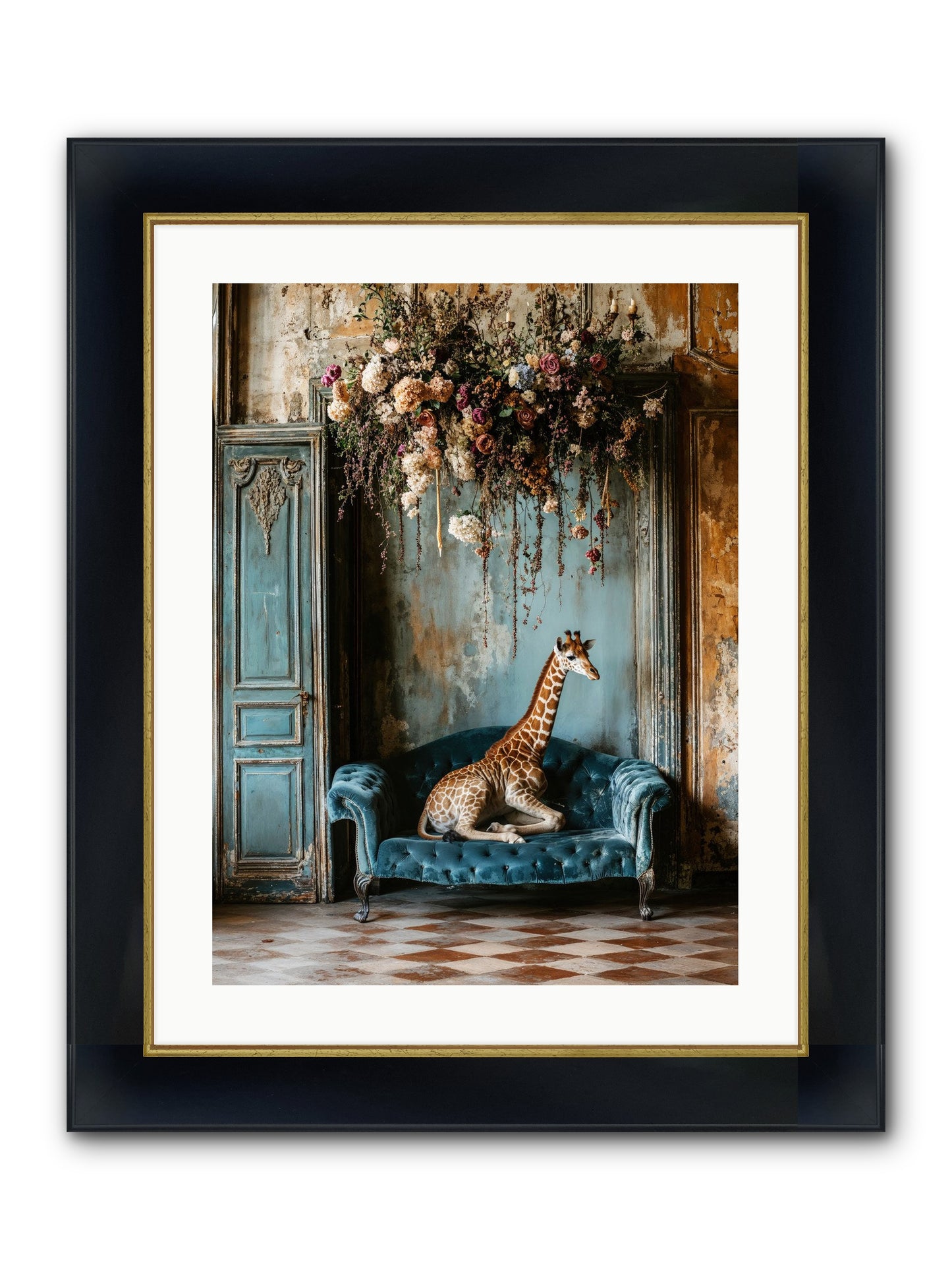 Circus Of Sweet Surrender Framed Print - Wide Black w/Gold 18x24