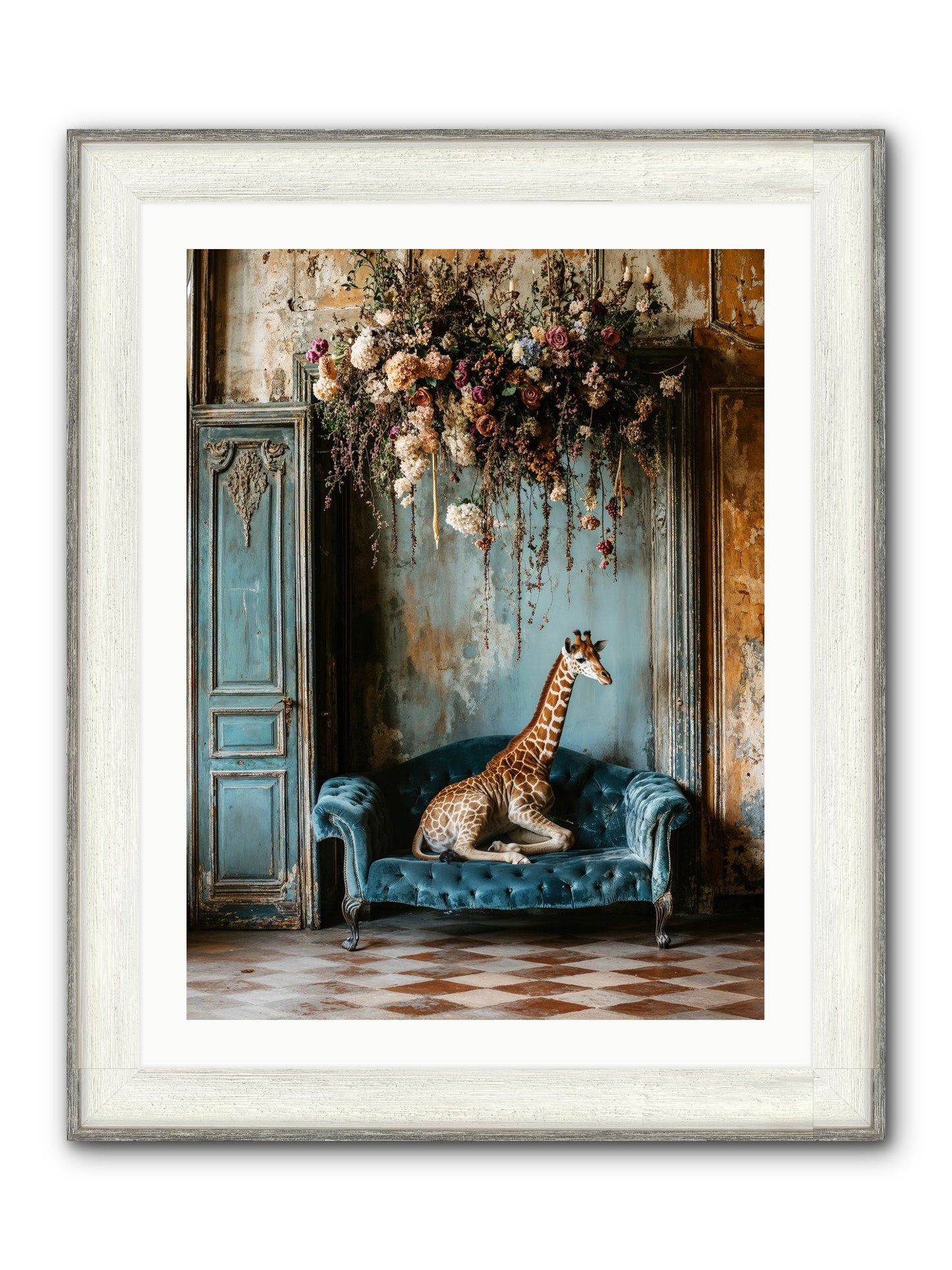 Circus Of Sweet Surrender Framed Print - Driftwood White 24x32