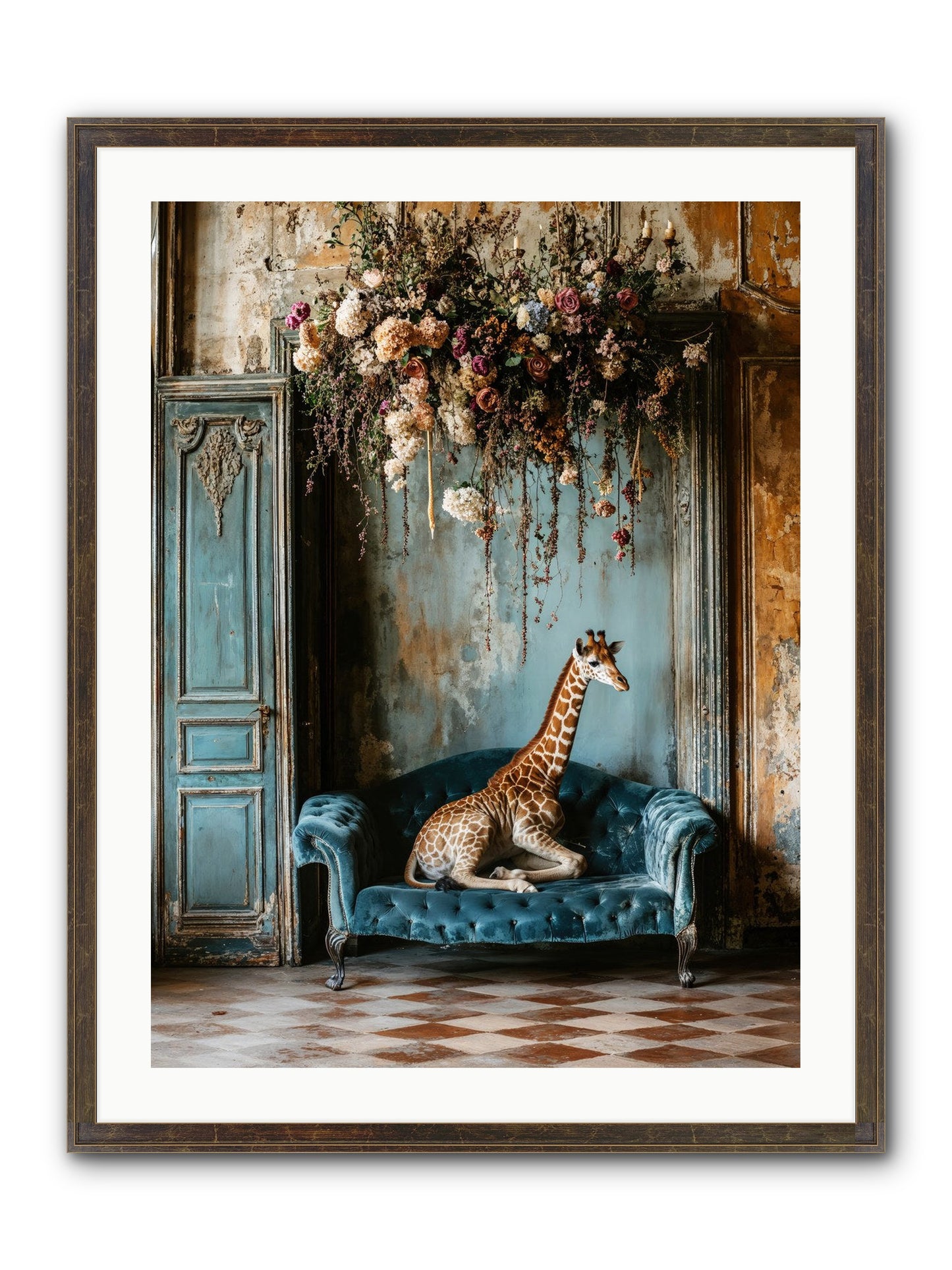 Circus Of Sweet Surrender Framed Print - Slimwoods Black/Gold 24x32