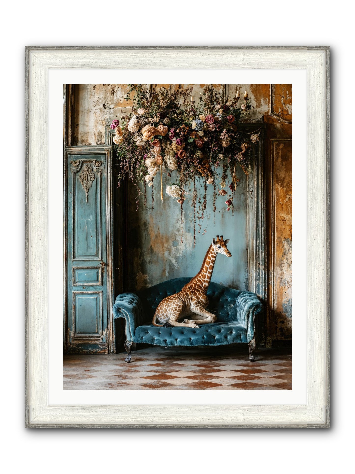 Circus Of Sweet Surrender Framed Print - Driftwood White 30x40