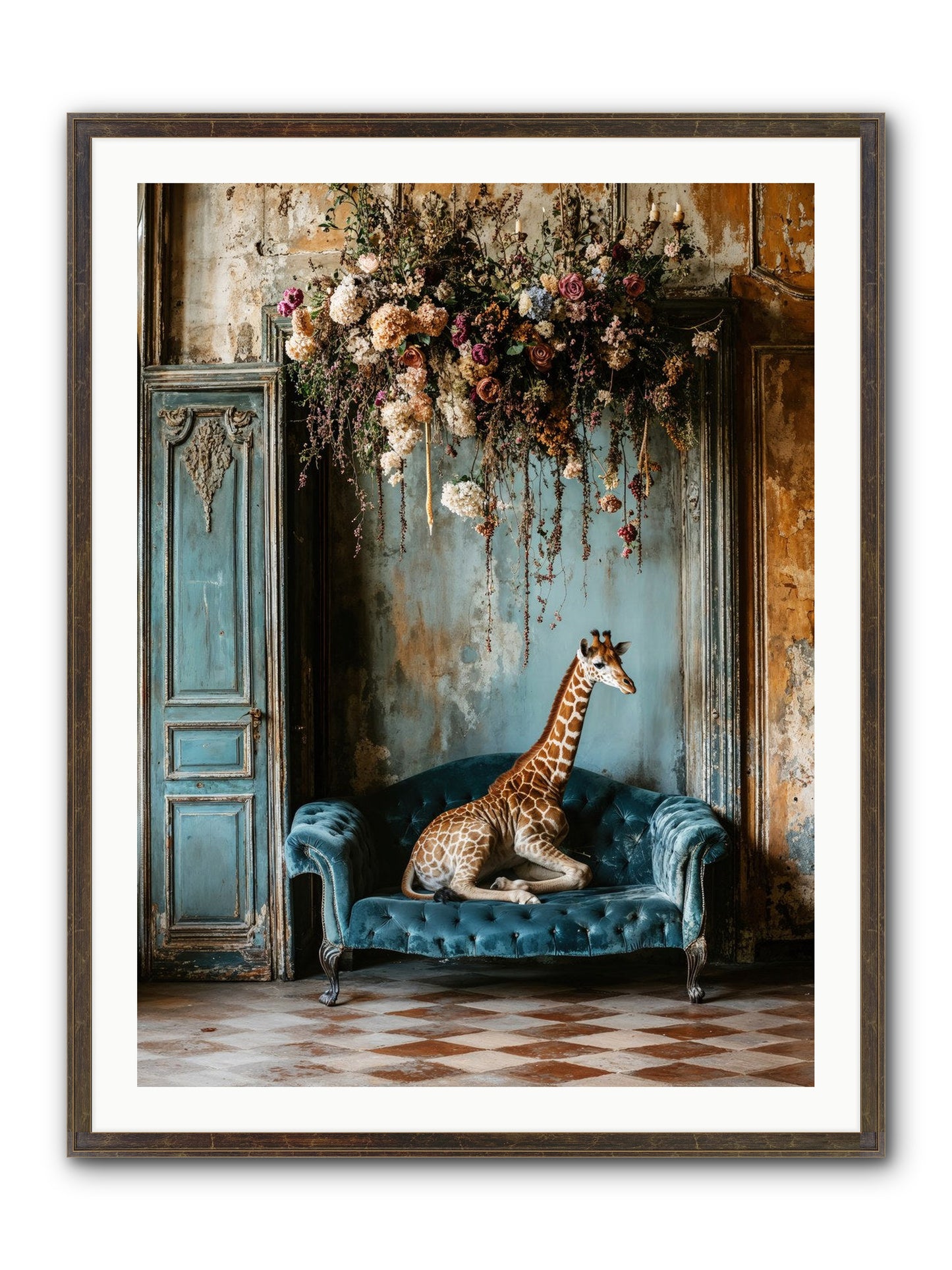 Circus Of Sweet Surrender Framed Print - Slimwoods Black/Gold 30x40