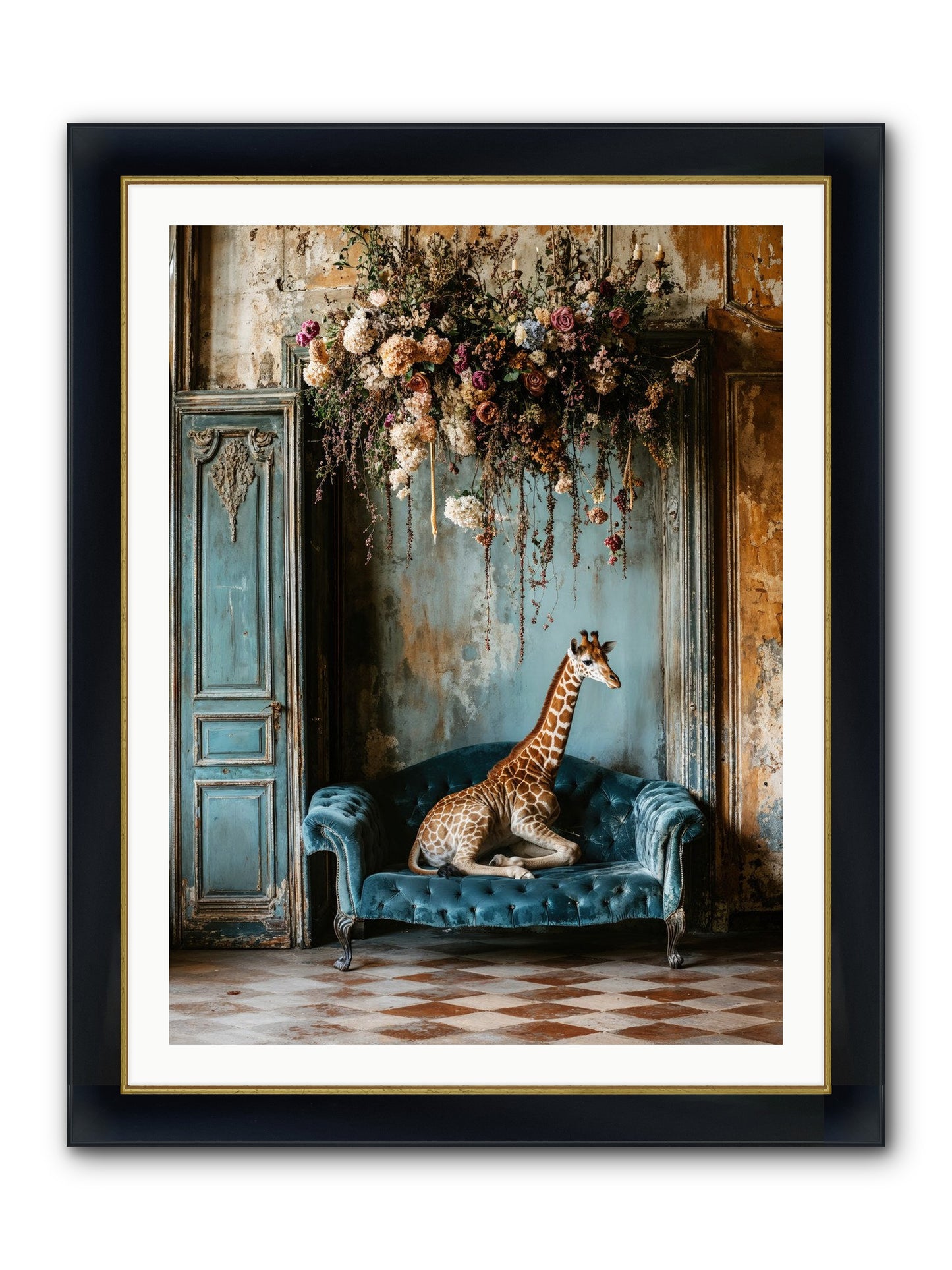 Circus Of Sweet Surrender Framed Print - Wide Black w/Gold 30x40