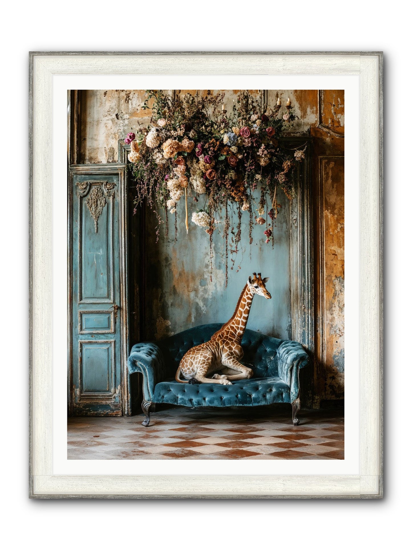 Circus Of Sweet Surrender Framed Print - Driftwood White 36x48