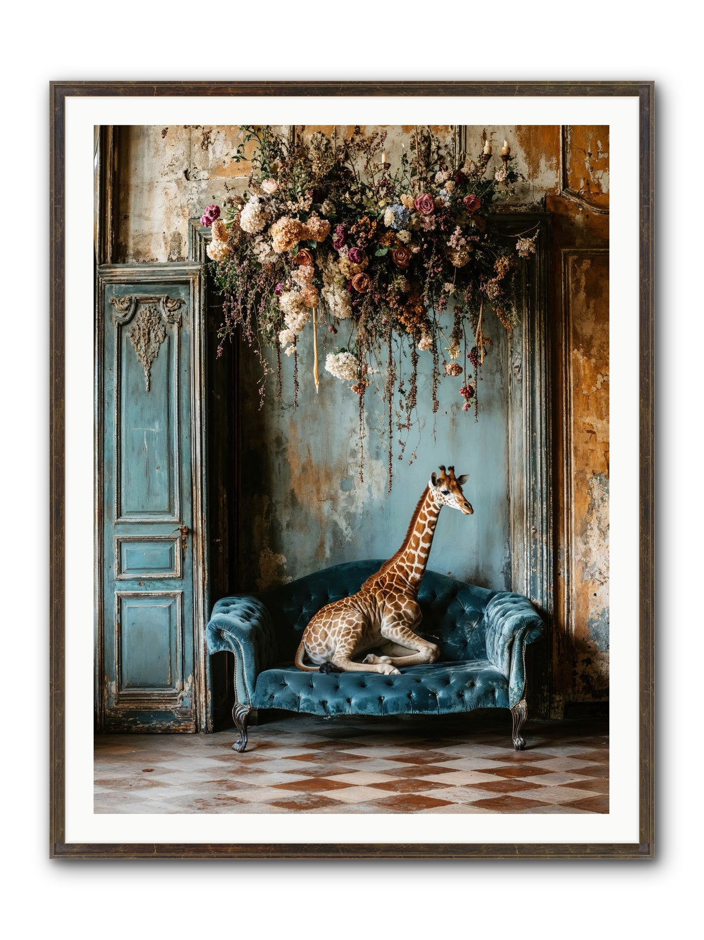 Circus Of Sweet Surrender Framed Print - Slimwoods Black/Gold 36x48