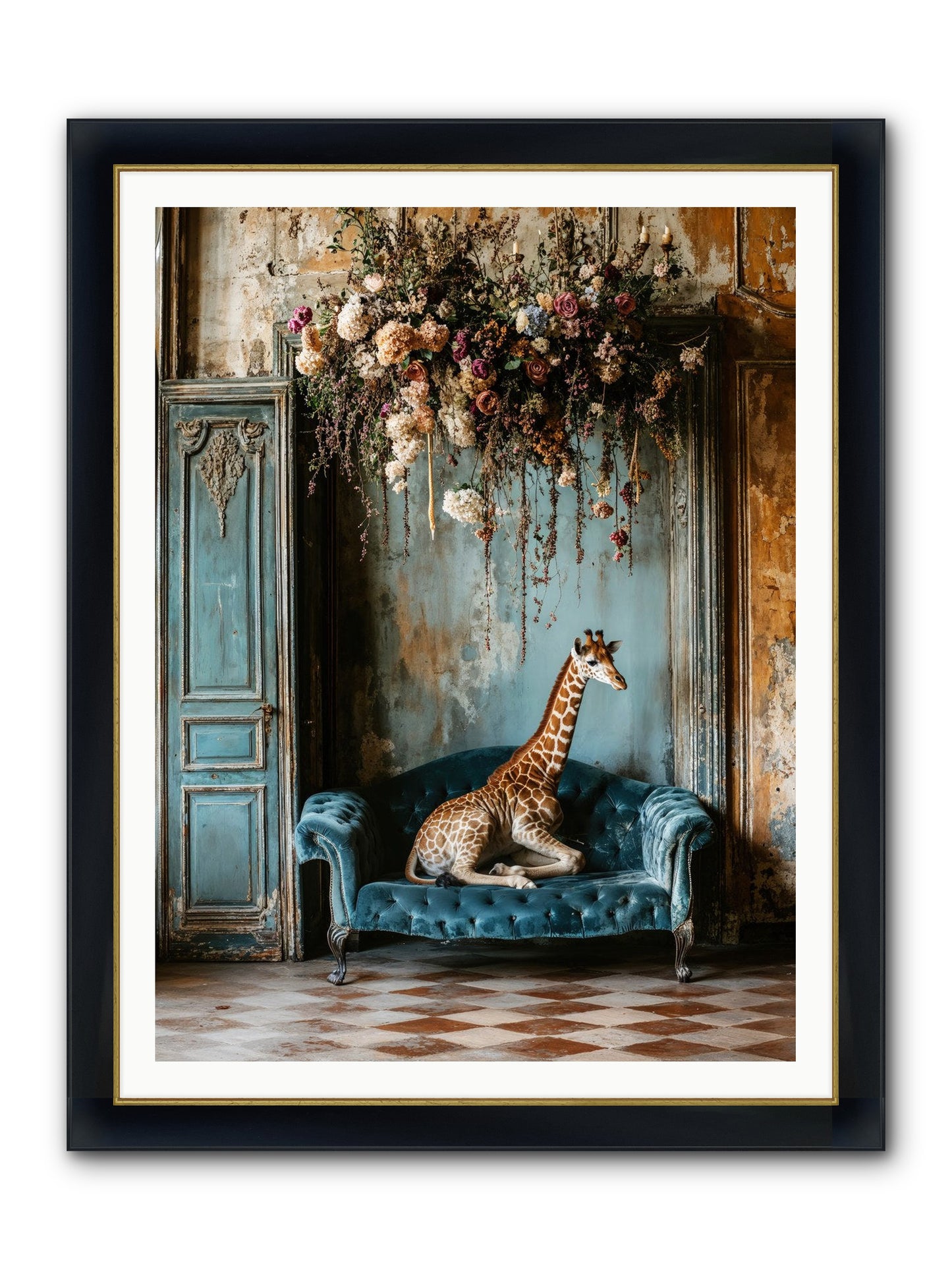 Circus Of Sweet Surrender Framed Print - Wide Black w/Gold 36x48