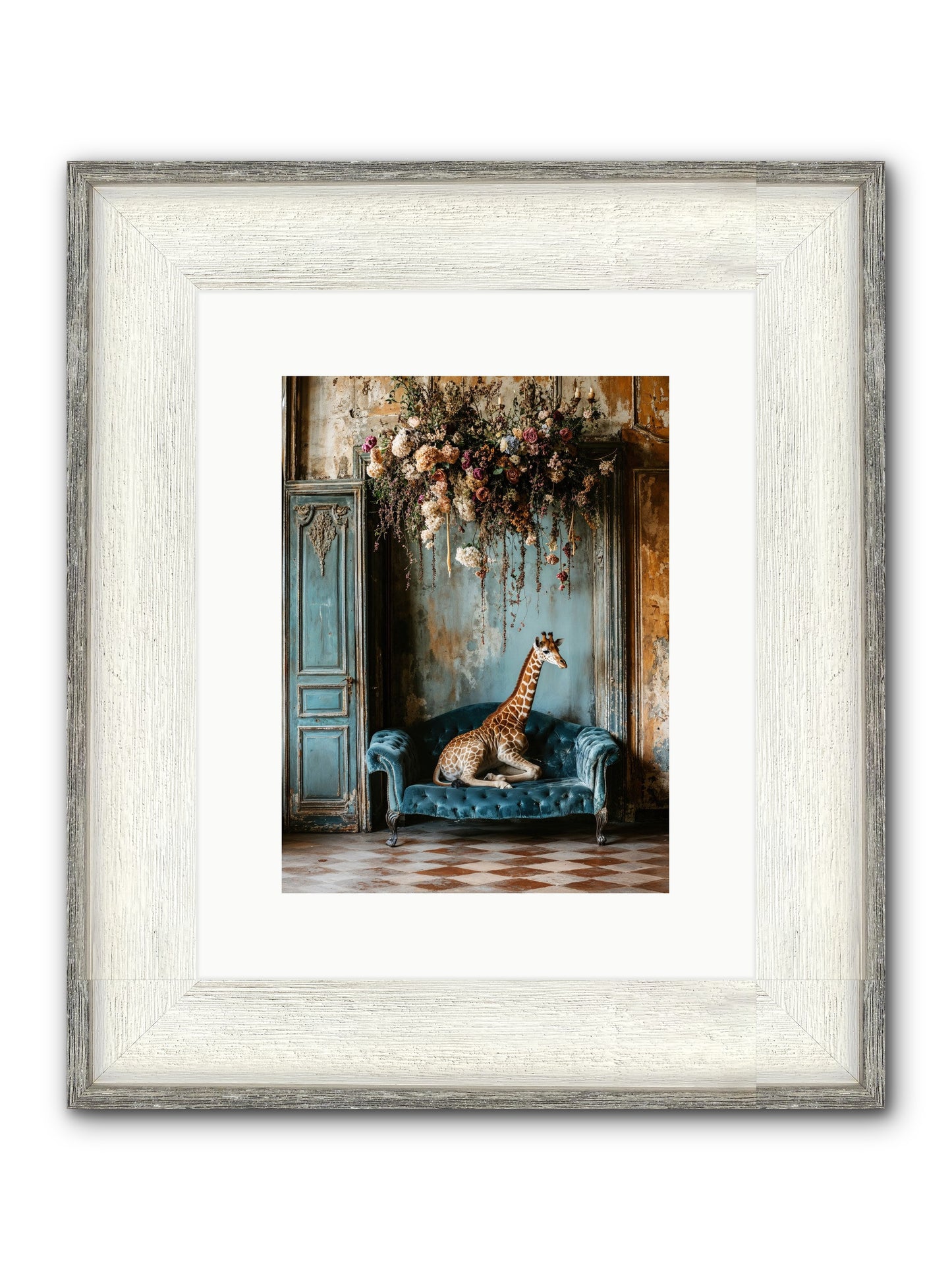 Circus Of Sweet Surrender Framed Print - Driftwood White 9x12