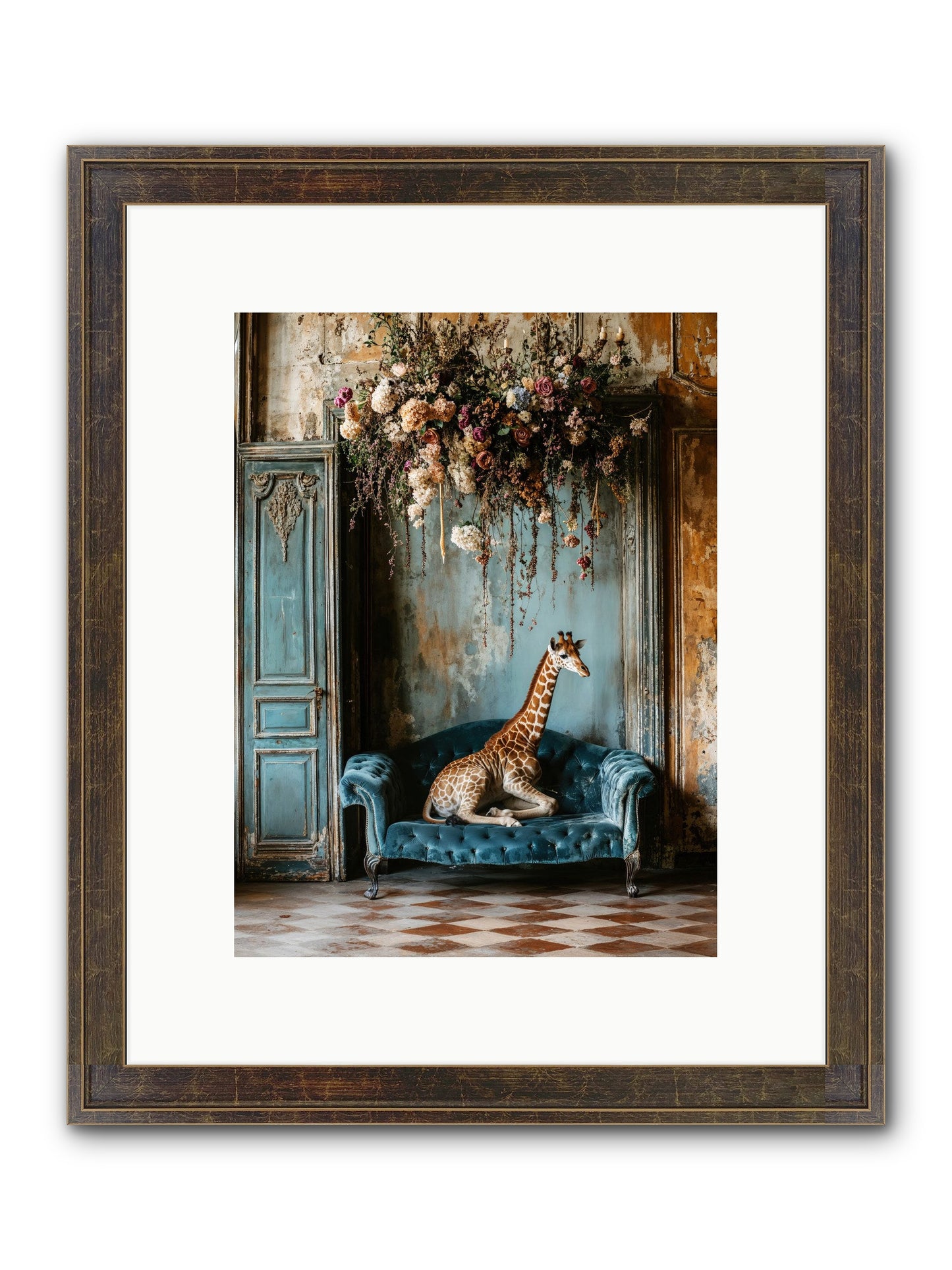 Circus Of Sweet Surrender Framed Print - Slimwoods Black/Gold 9x12