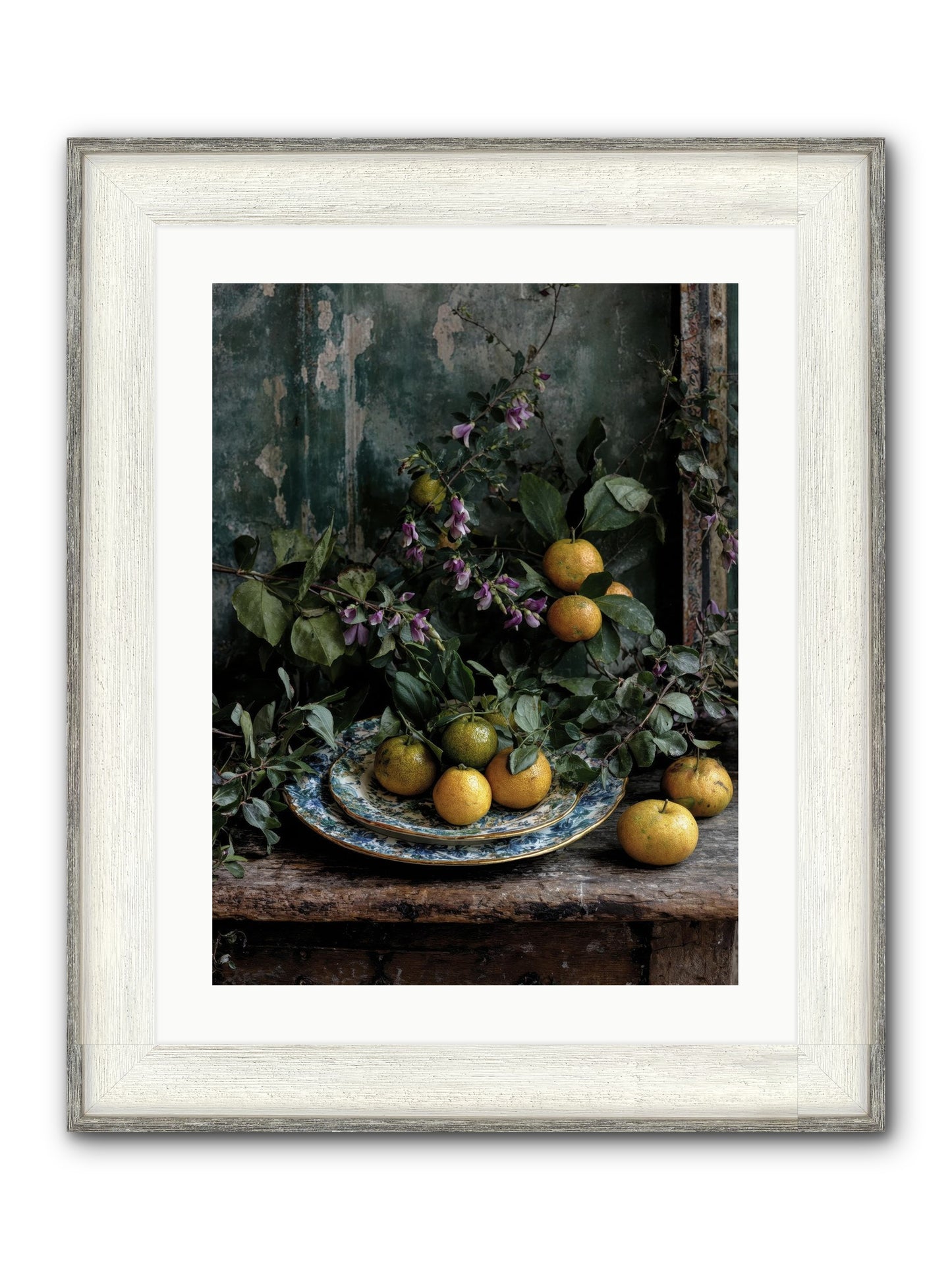 Clarabelle Framed Print - Driftwood White 18x24