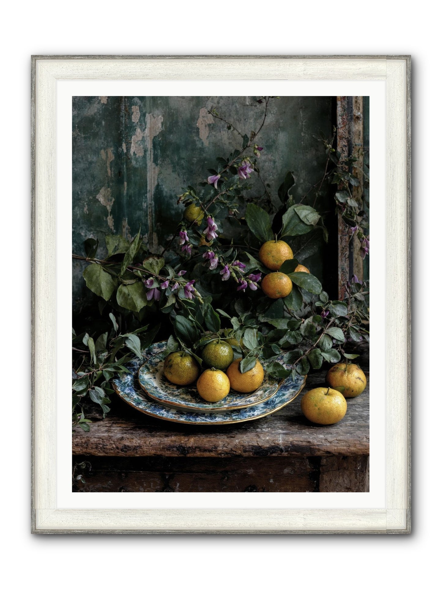 Clarabelle Framed Print - Driftwood White 36x48