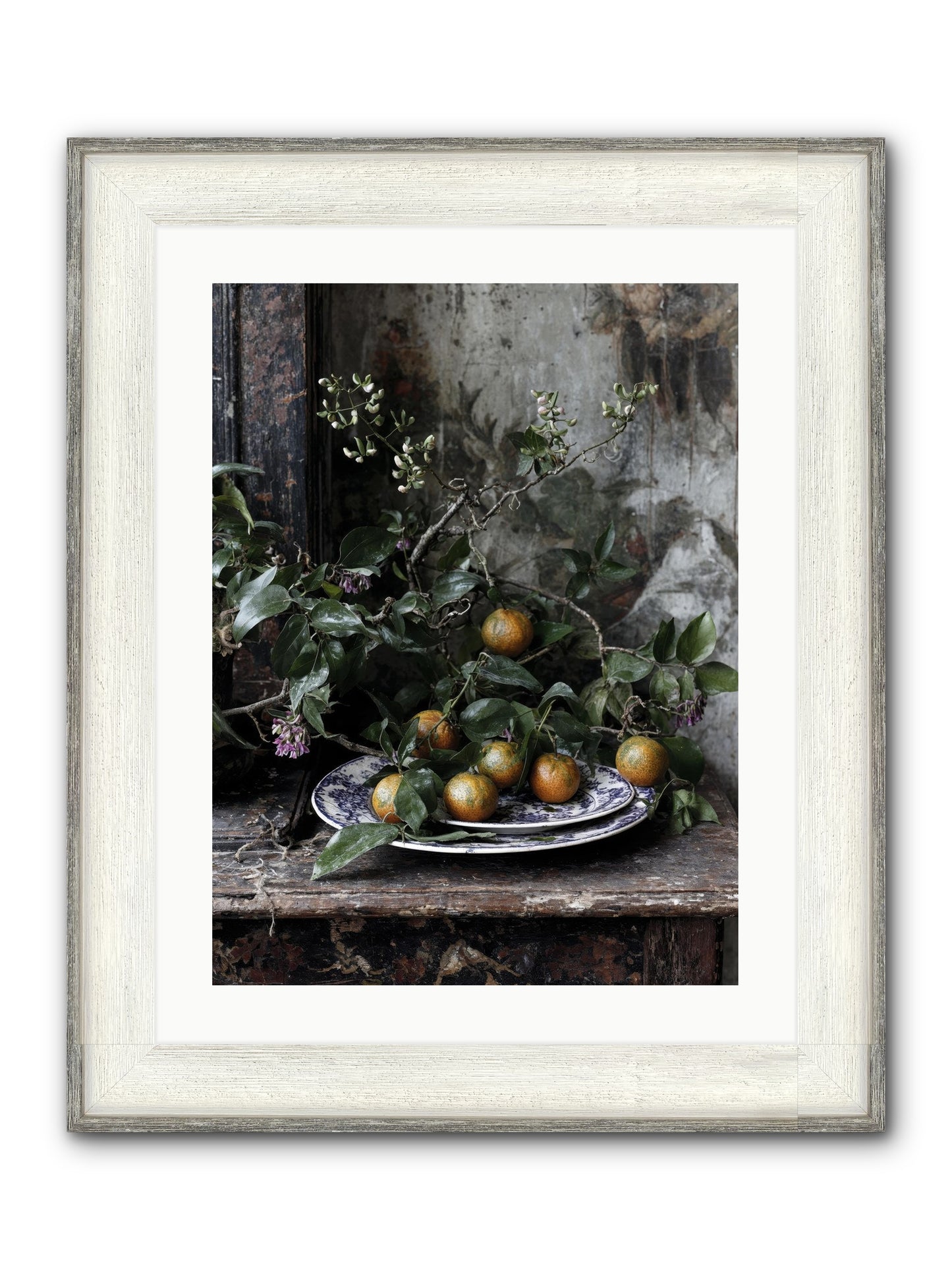 Claudette Framed Print - Driftwood White 18x24