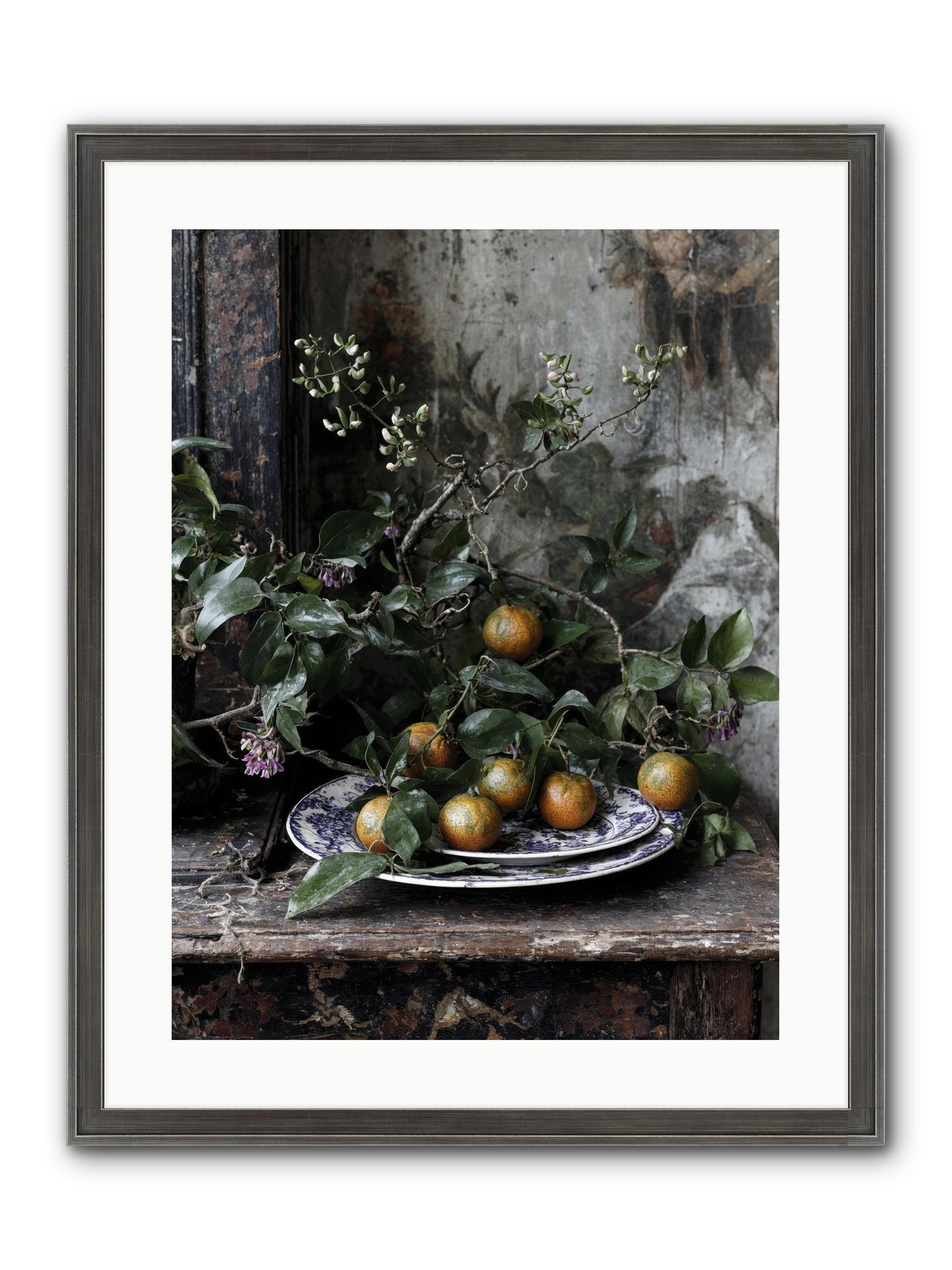 Claudette Framed Print - Slimwoods Black/Silver 18x24