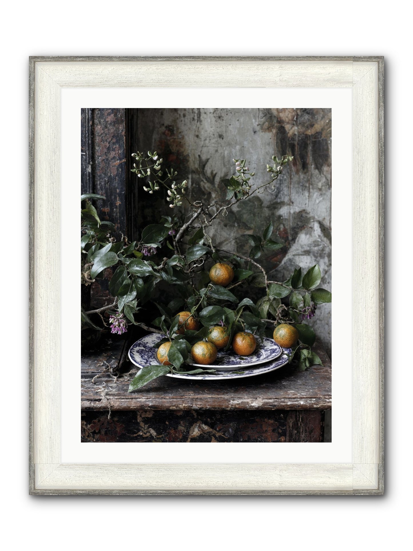 Claudette Framed Print - Driftwood White 24x32