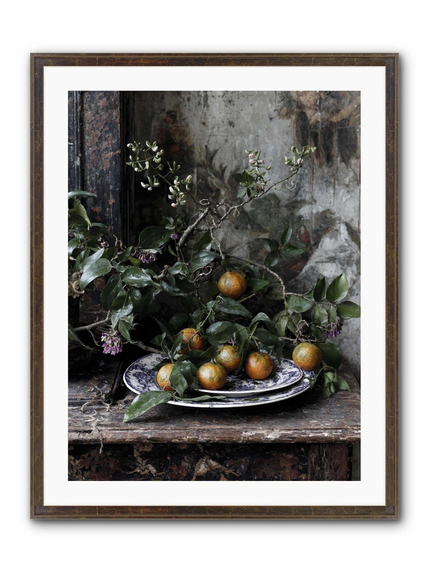 Claudette Framed Print - Slimwoods Black/Gold 24x32