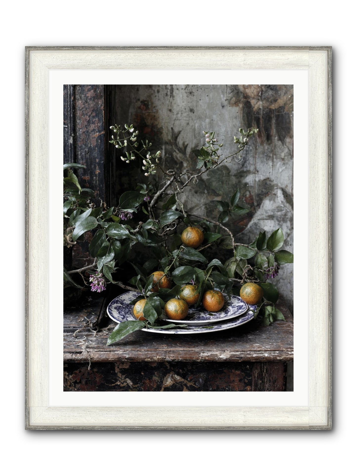 Claudette Framed Print - Driftwood White 30x40