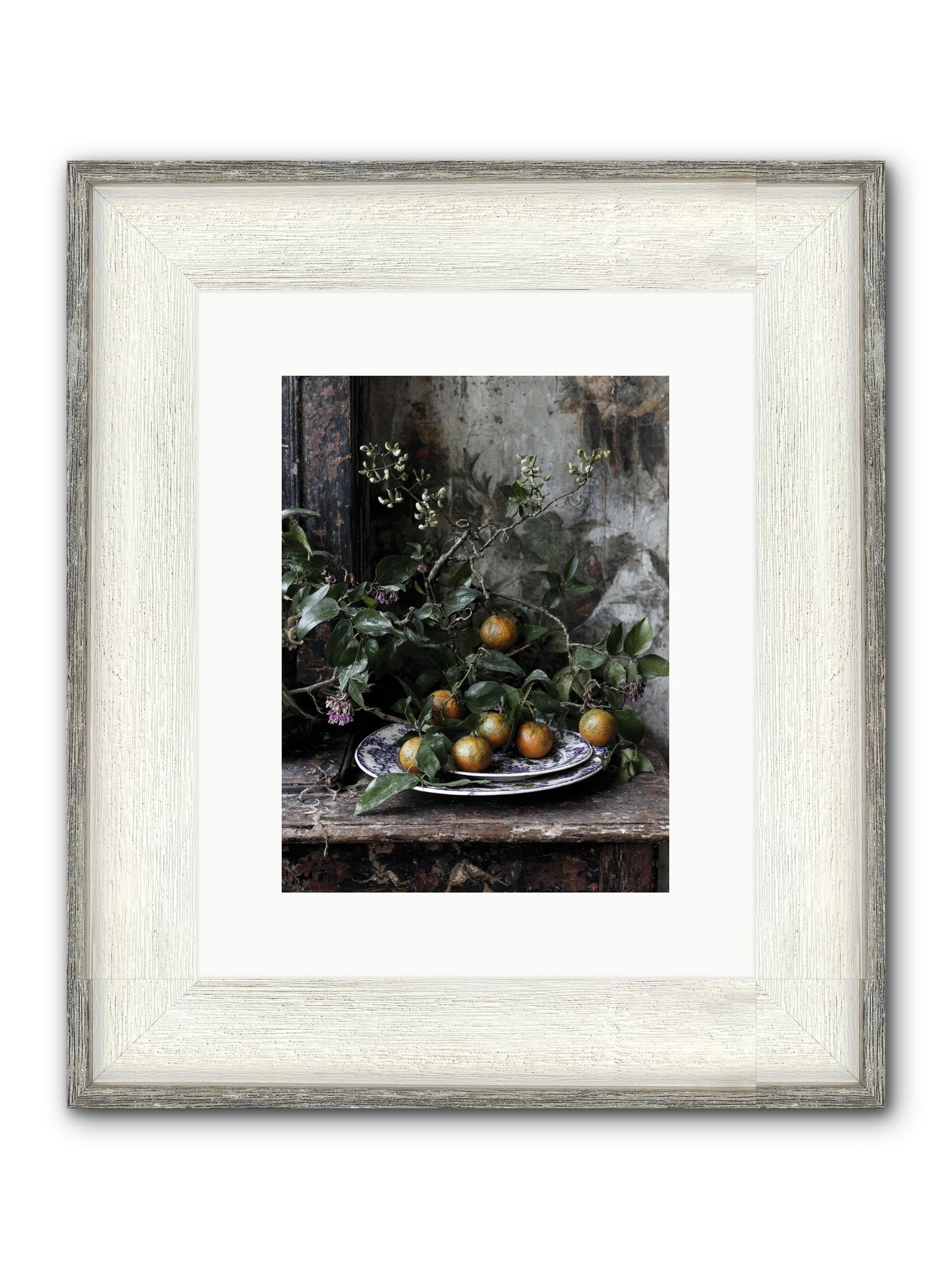 Claudette Framed Print - Driftwood White 9x12