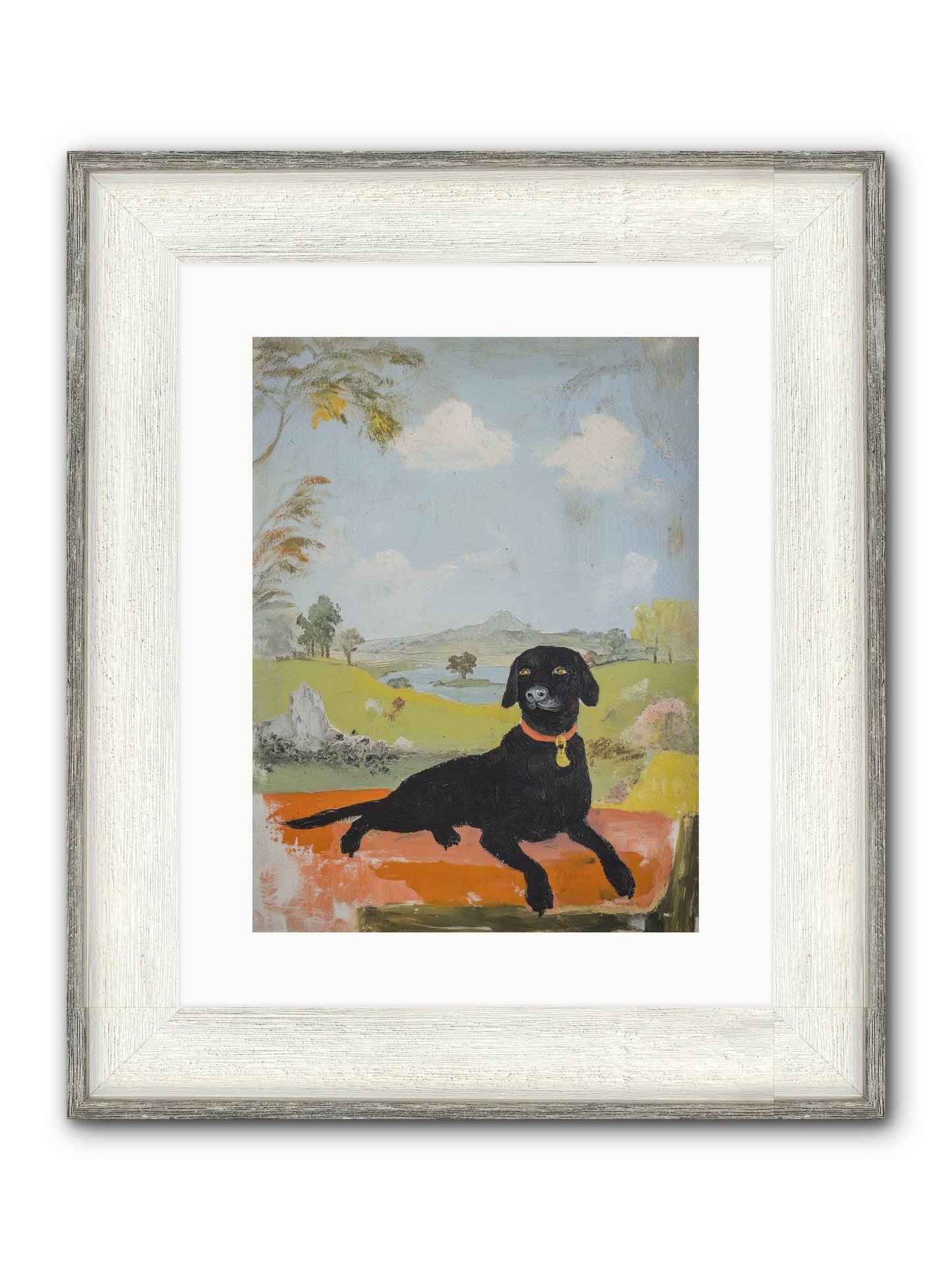 Cleopatra Framed Print - Driftwood White 12x16