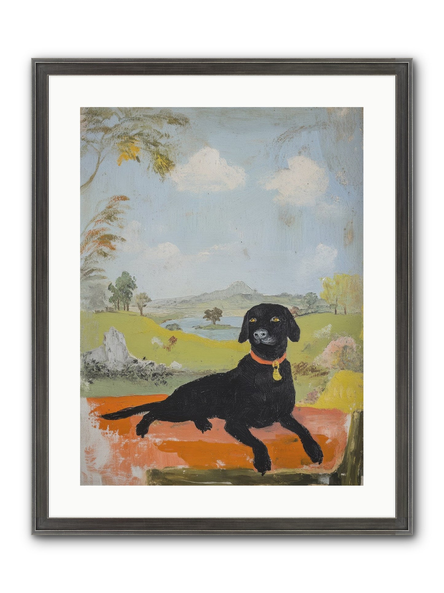 Cleopatra Framed Print - Slimwoods Black/Silver 18x24
