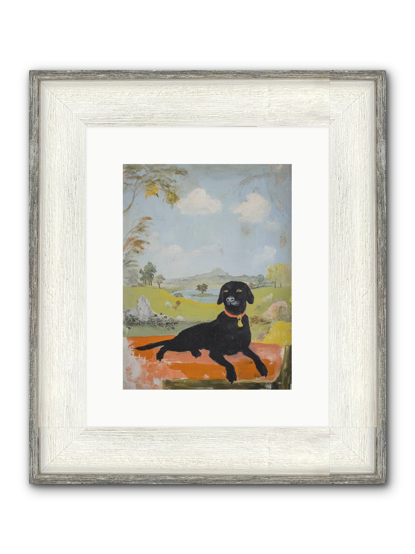 Cleopatra Framed Print - Driftwood White 9x12