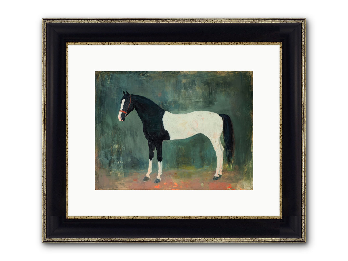 Cloud Rider Framed Print - Black & Gold 12x9