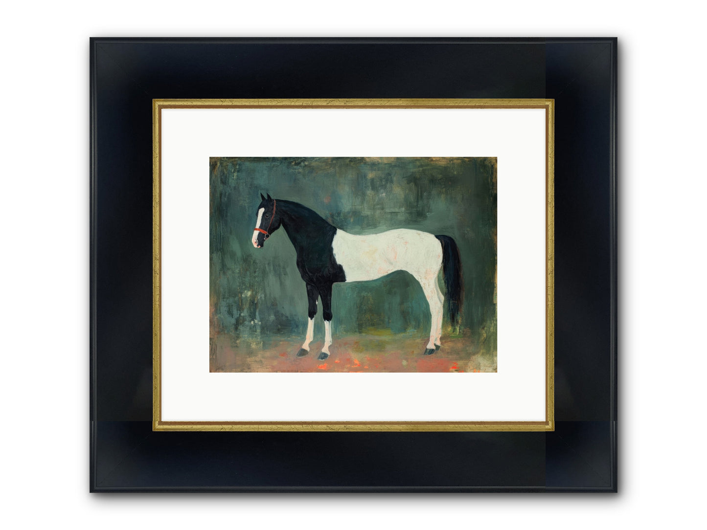 Cloud Rider Framed Print - Wide Black w/Gold 12x9