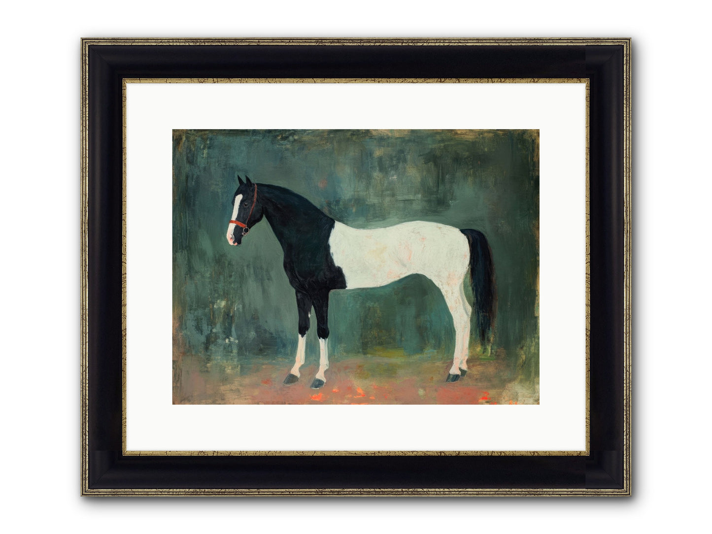 Cloud Rider Framed Print - Black & Gold 16x12