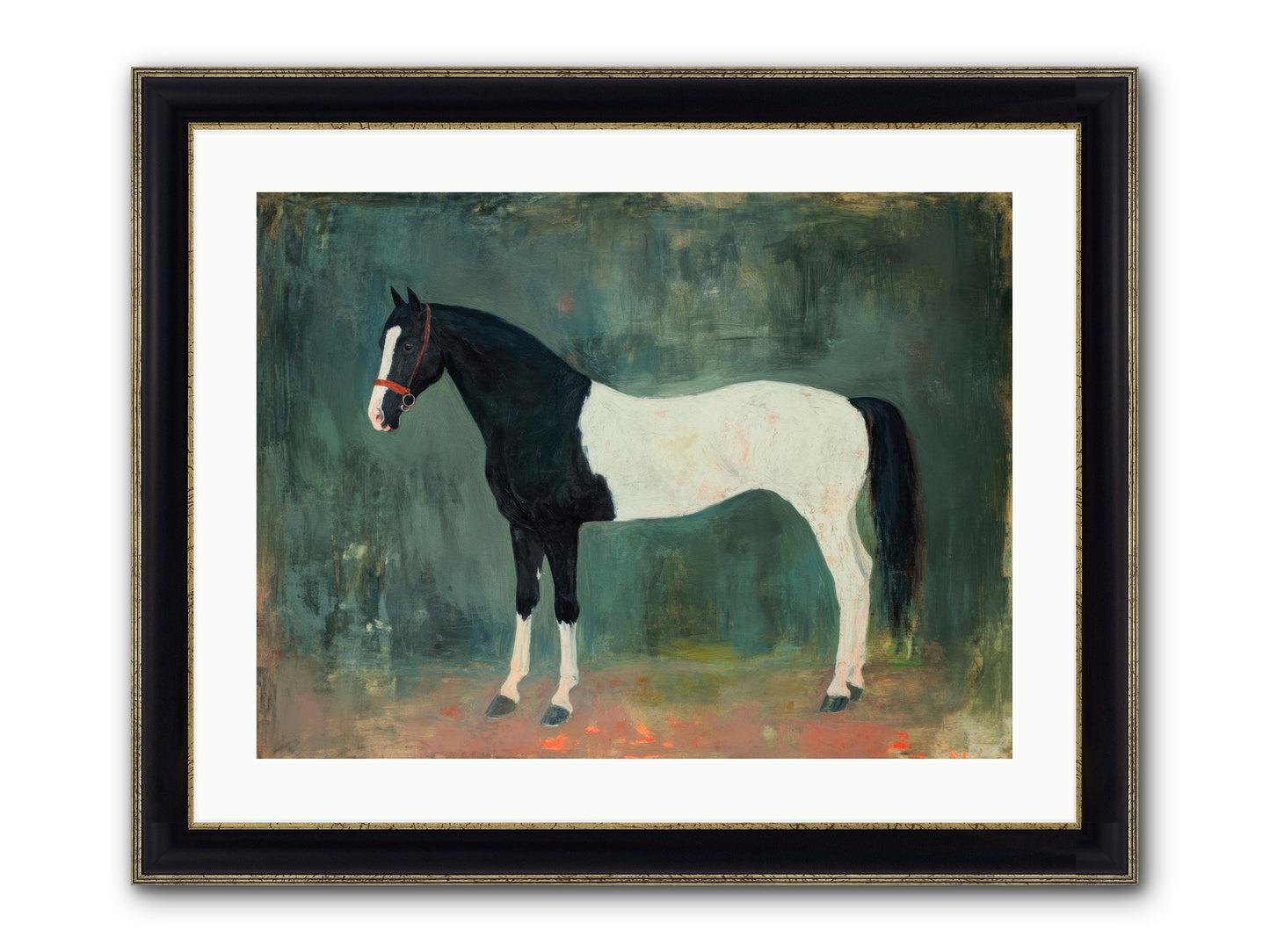 Cloud Rider Framed Print - Black & Gold 24x18