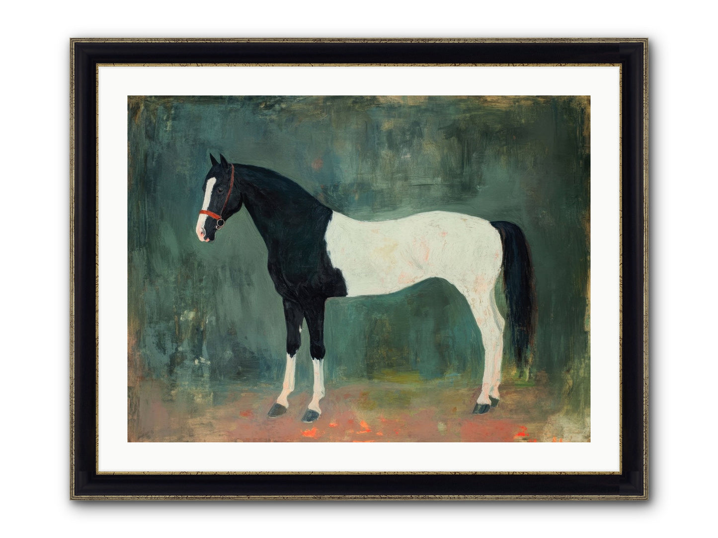 Cloud Rider Framed Print - Black & Gold 32x24