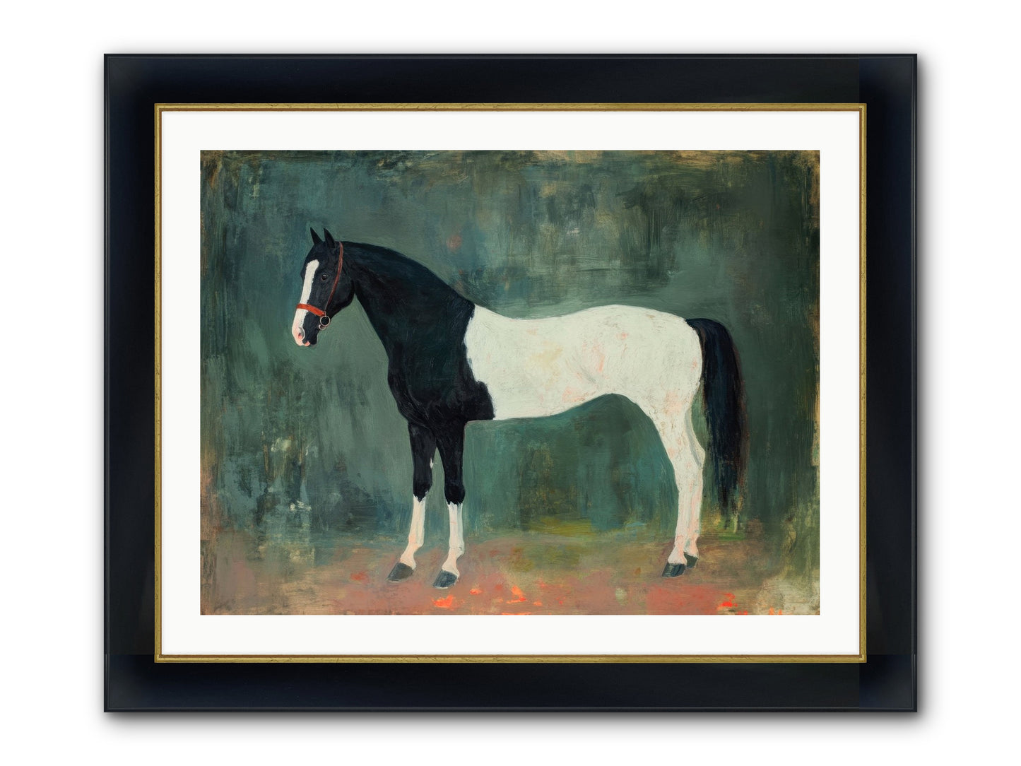 Cloud Rider Framed Print - Wide Black w/Gold 32x24