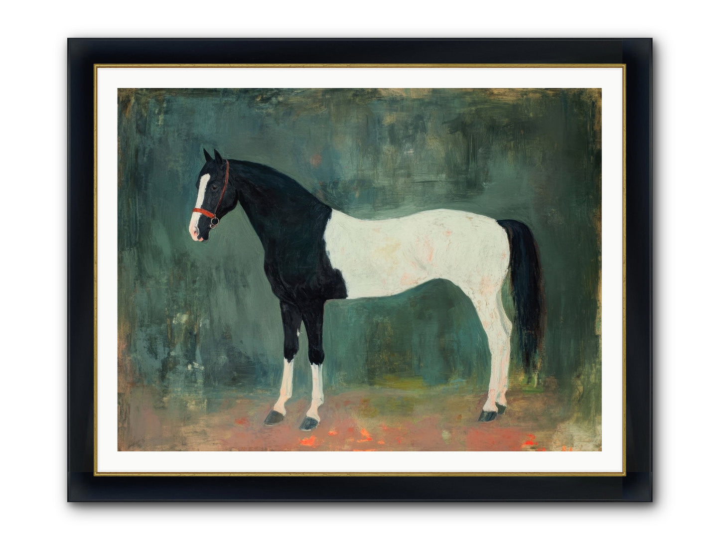 Cloud Rider Framed Print - Wide Black w/Gold 48x36