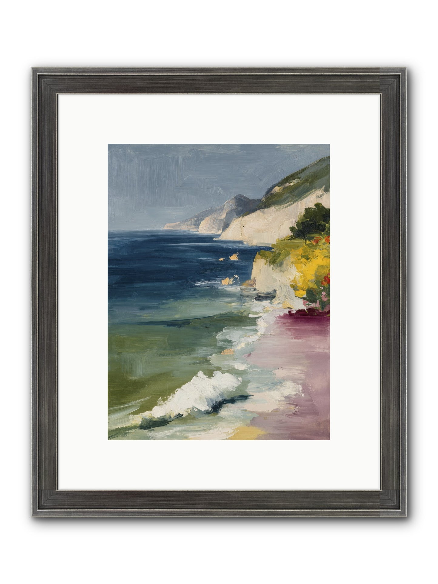 Cloudless Skies Framed Print - Slimwoods Black/Silver 9x12