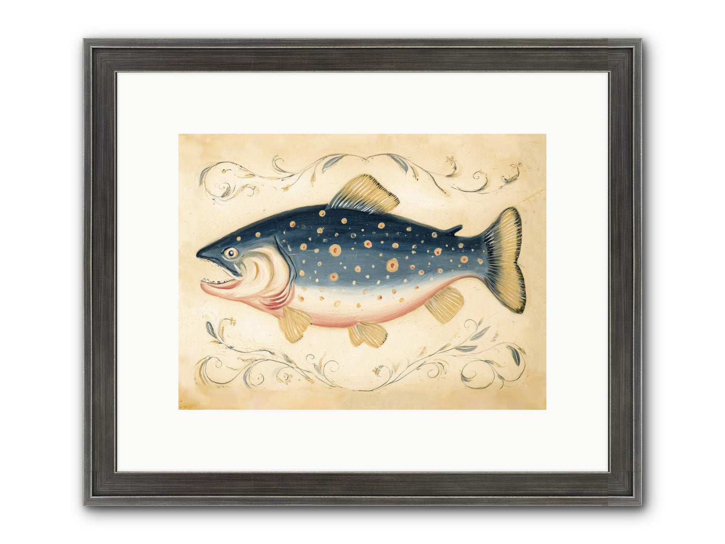 Coastal Drifter Framed Print - Slimwoods Black/Silver 12x9
