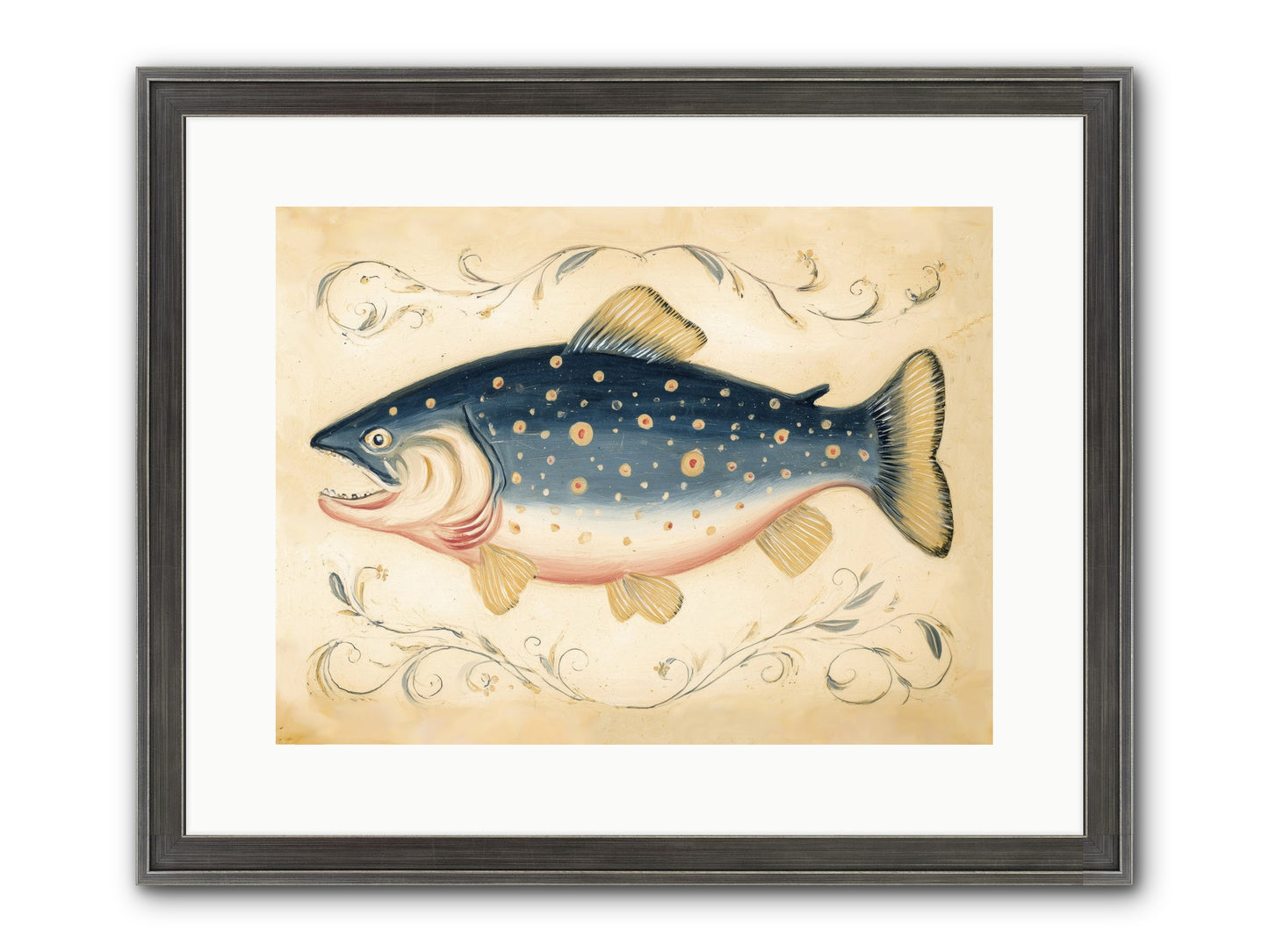 Coastal Drifter Framed Print - Slimwoods Black/Silver 16x12