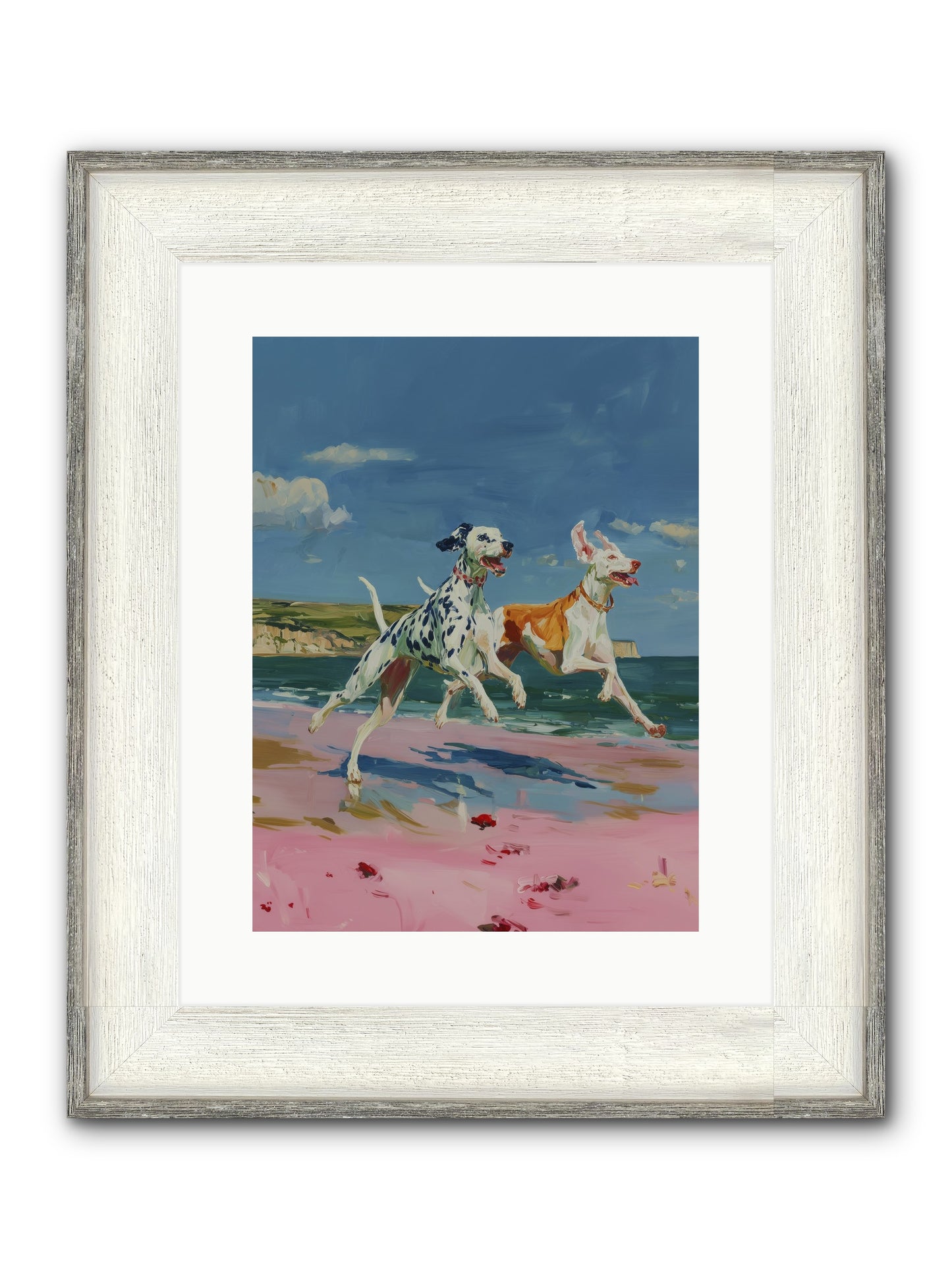 Coastal Outlaws Framed Print - Driftwood White 12x16