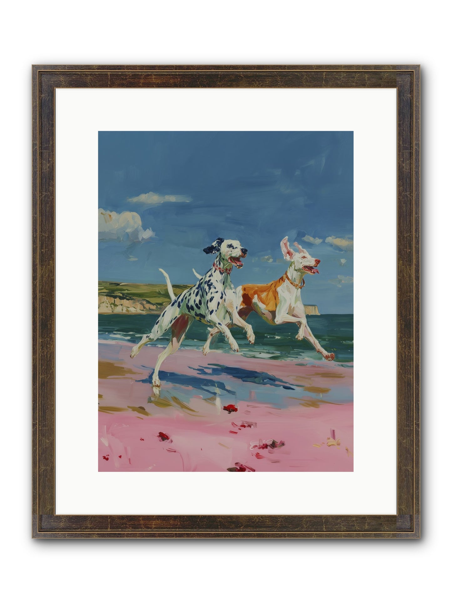 Coastal Outlaws Framed Print - Slimwoods Black/Gold 12x16