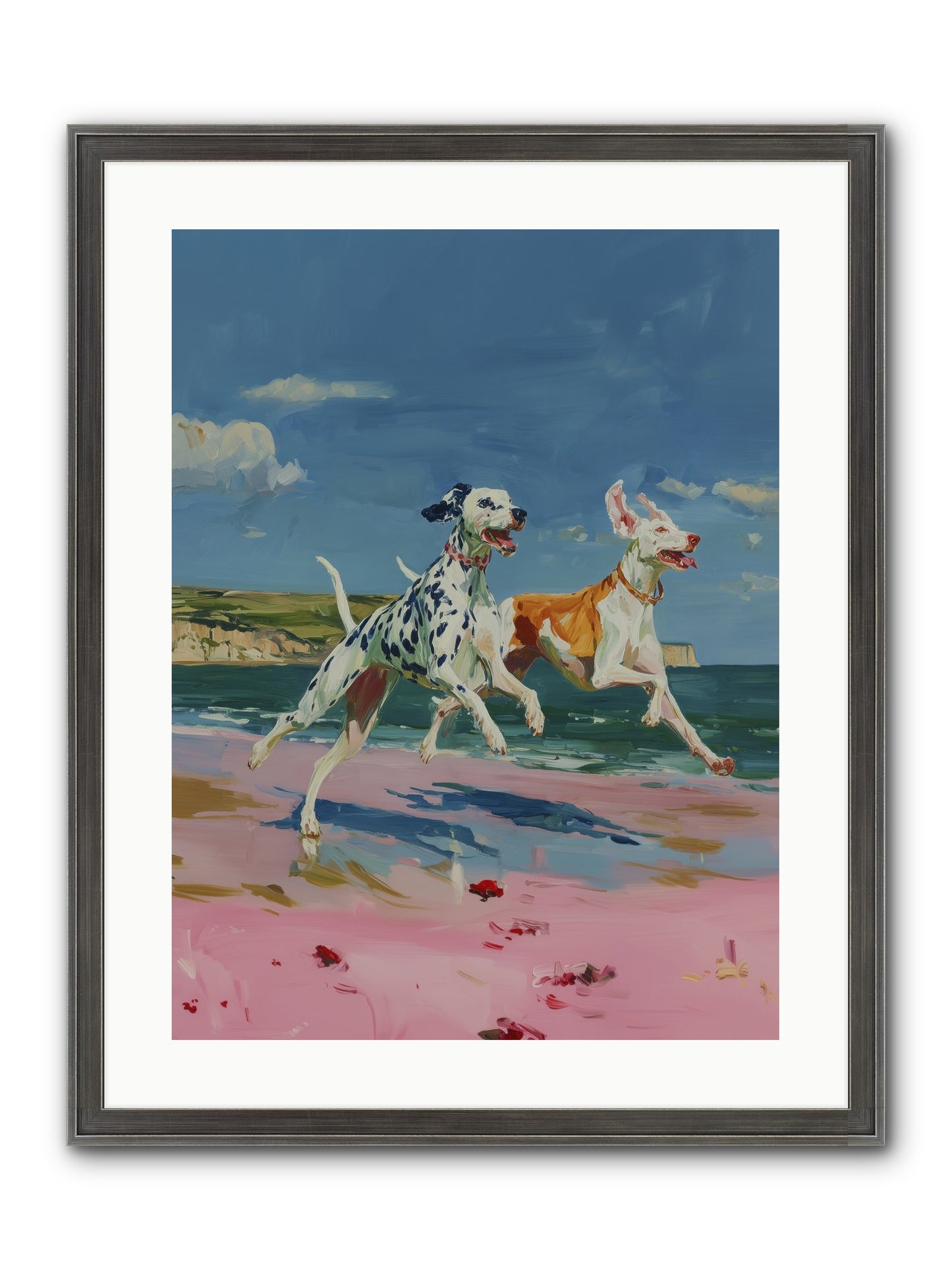 Coastal Outlaws Framed Print - Slimwoods Black/Silver 18x24