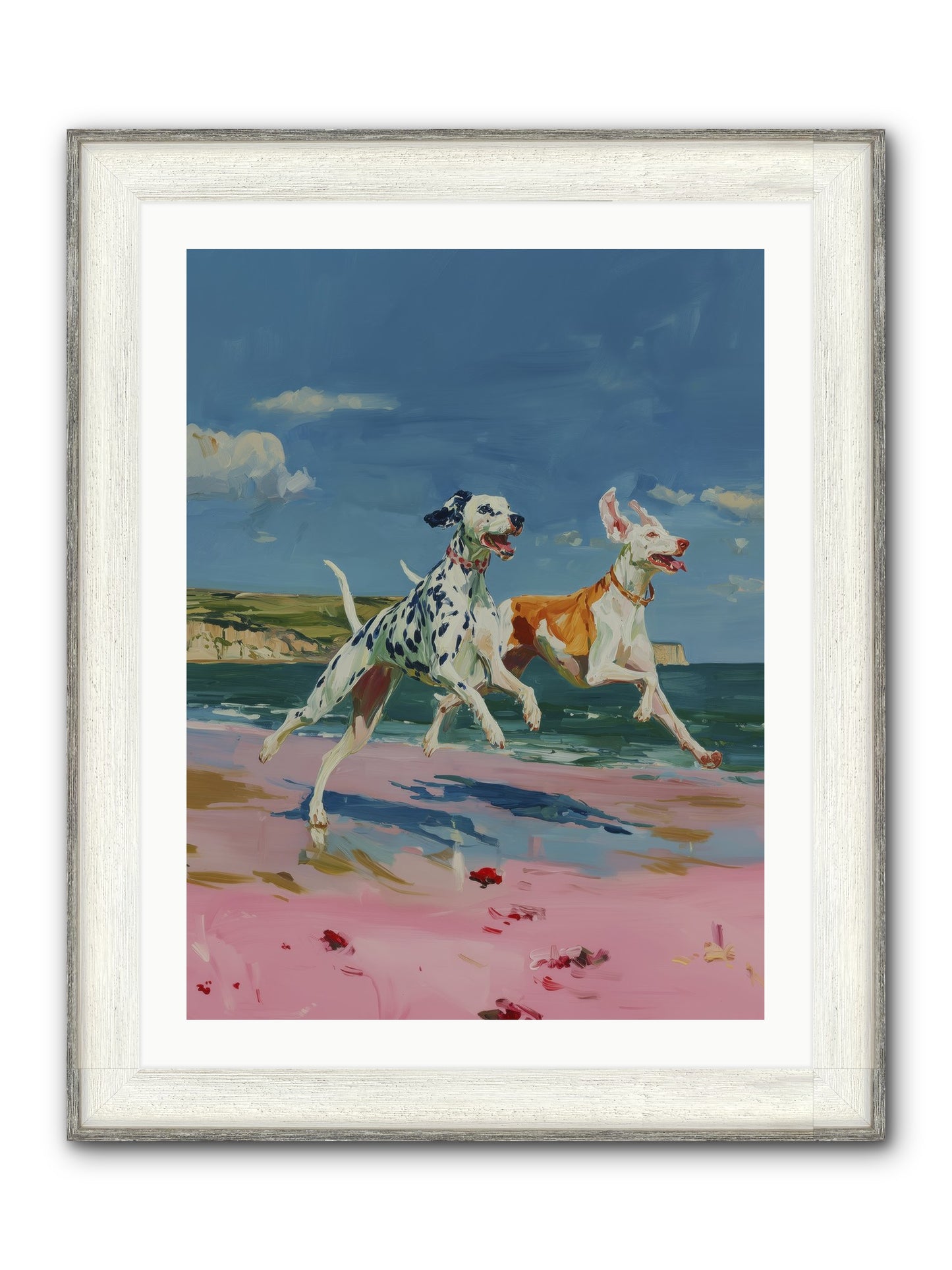 Coastal Outlaws Framed Print - Driftwood White 24x32