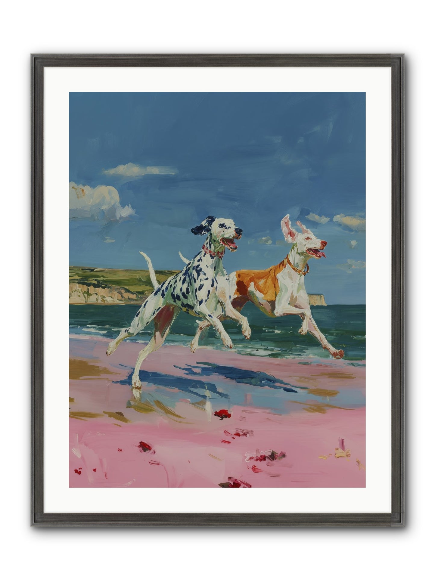 Coastal Outlaws Framed Print - Slimwoods Black/Silver 24x32