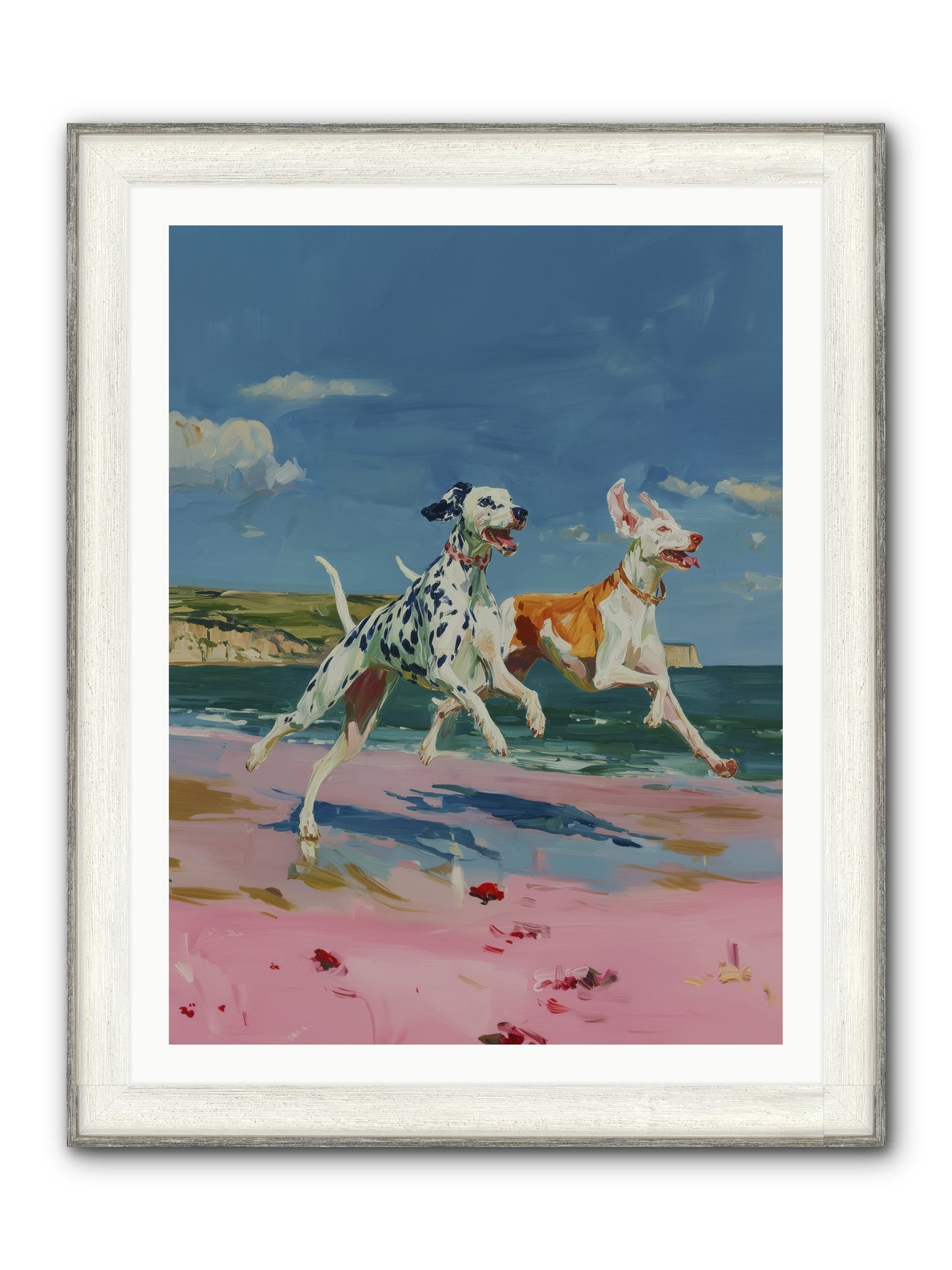 Coastal Outlaws Framed Print - Driftwood White 30x40
