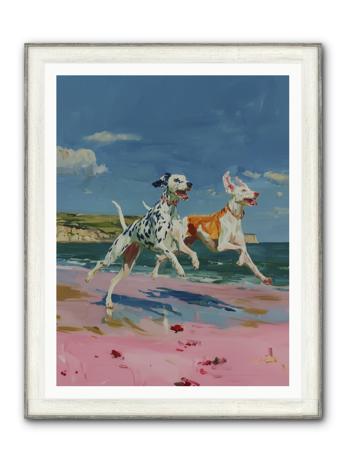 Coastal Outlaws Framed Print - Driftwood White 36x48