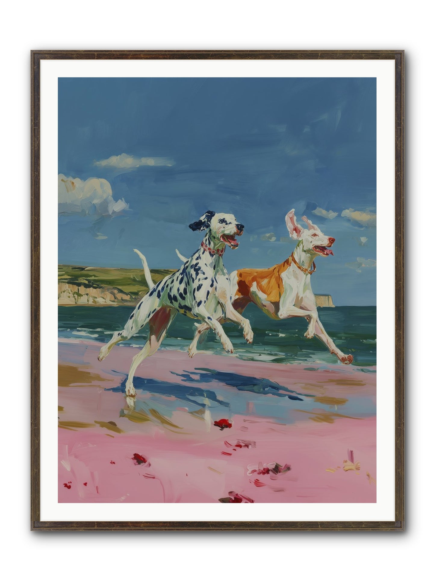 Coastal Outlaws Framed Print - Slimwoods Black/Gold 36x48