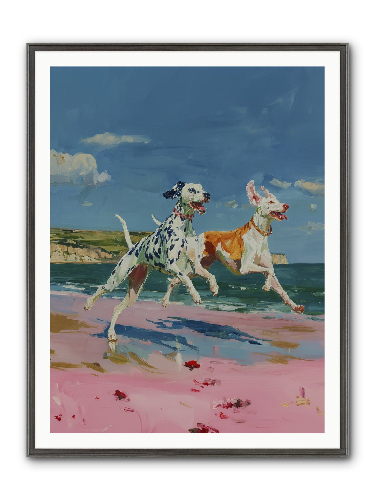 Coastal Outlaws Framed Print - Slimwoods Black/Silver 36x48