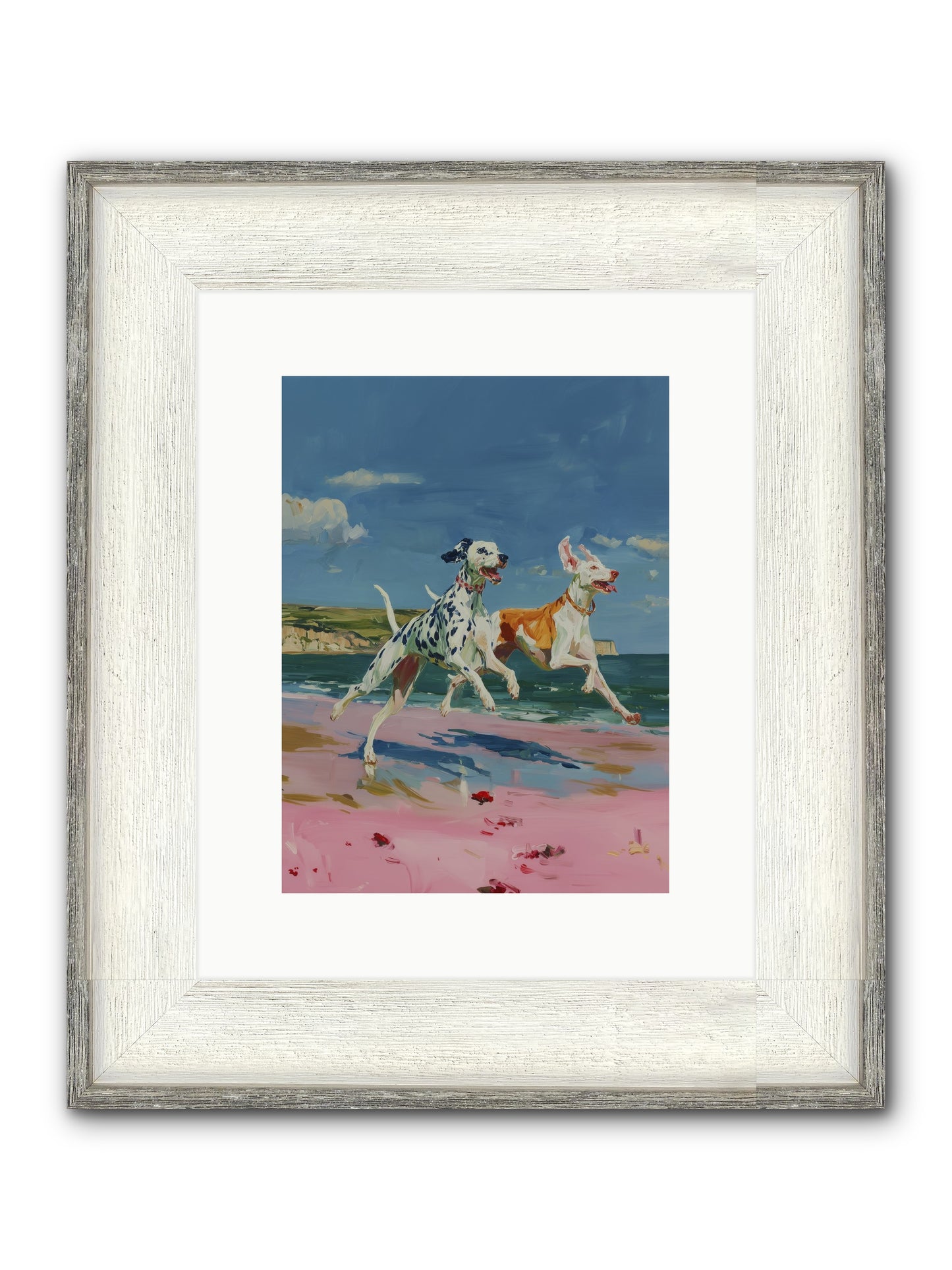 Coastal Outlaws Framed Print - Driftwood White 9x12
