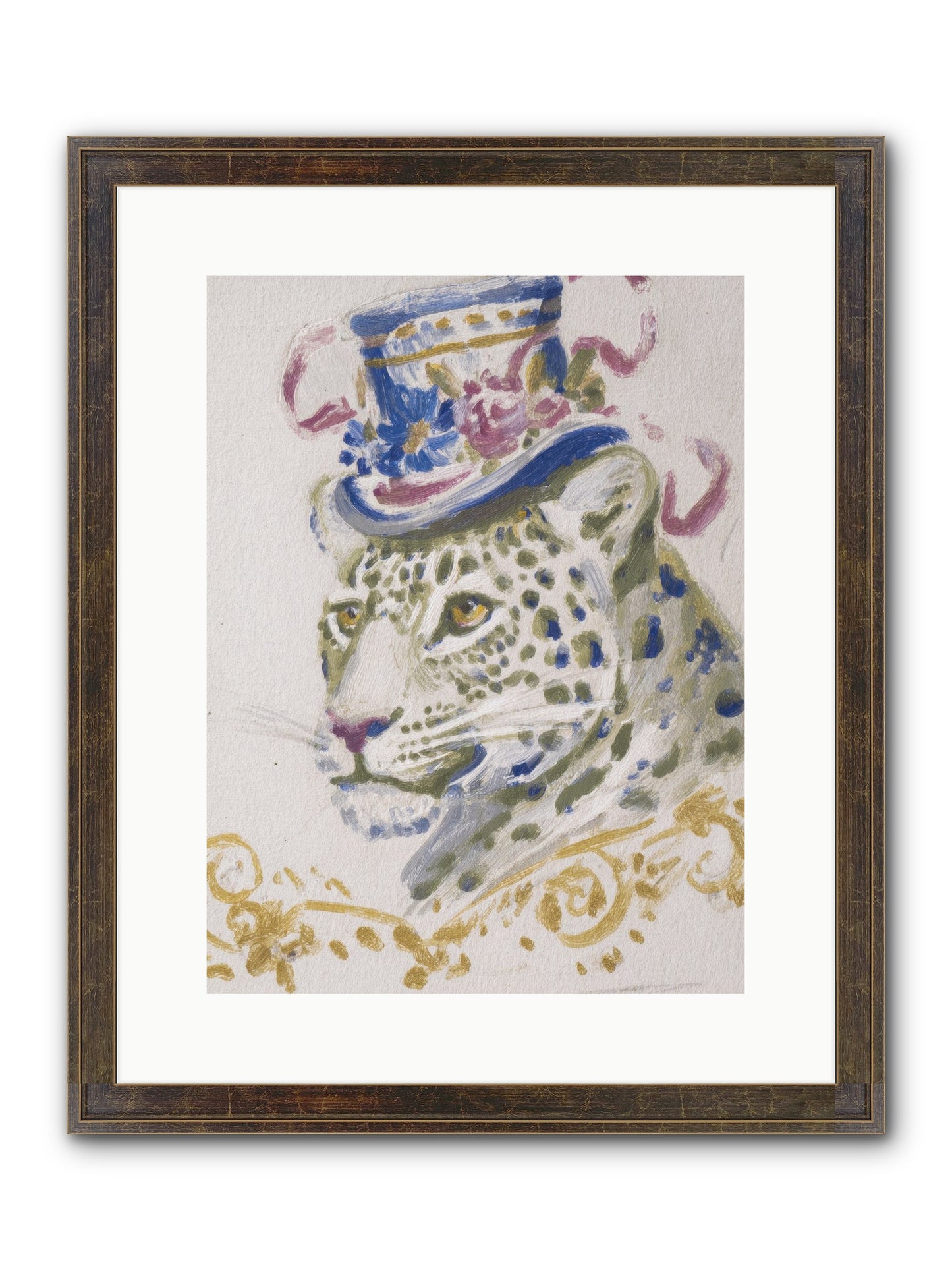 Cocktails At Velvet Oaks Framed Print - Slimwoods Black/Gold 12x16