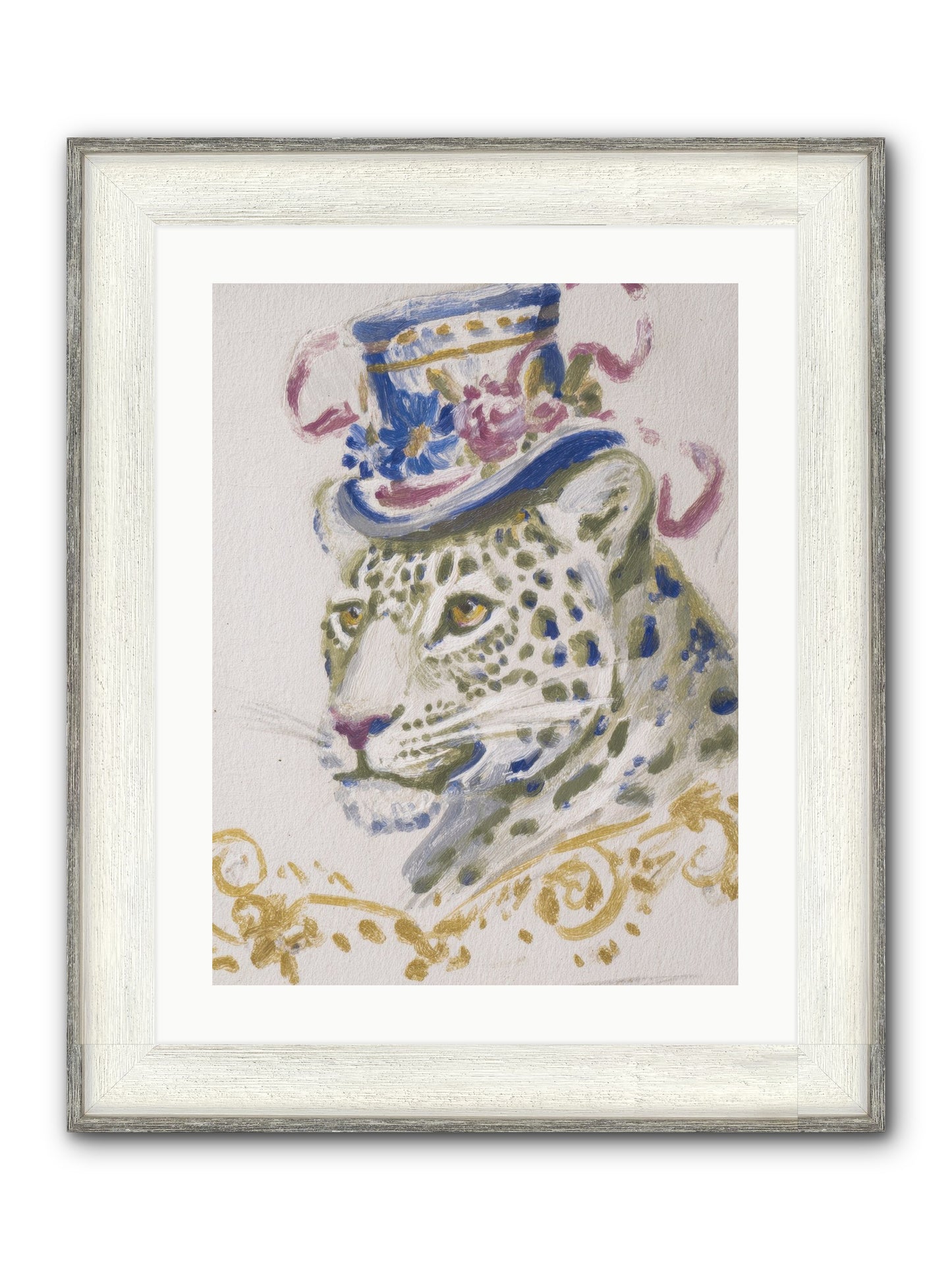 Cocktails At Velvet Oaks Framed Print - Driftwood White 18x24